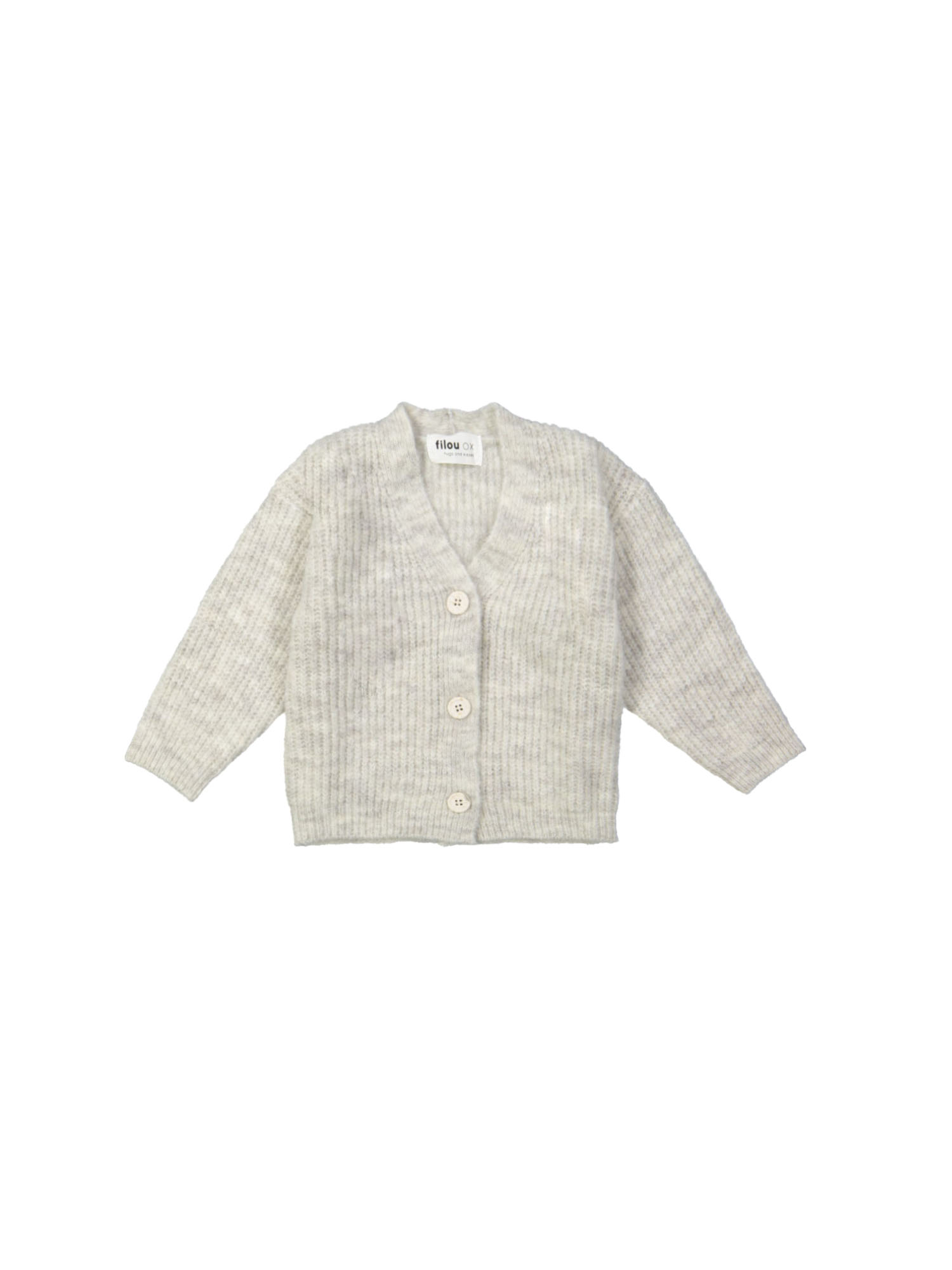 Gilet lichtgrijs 01m-04m