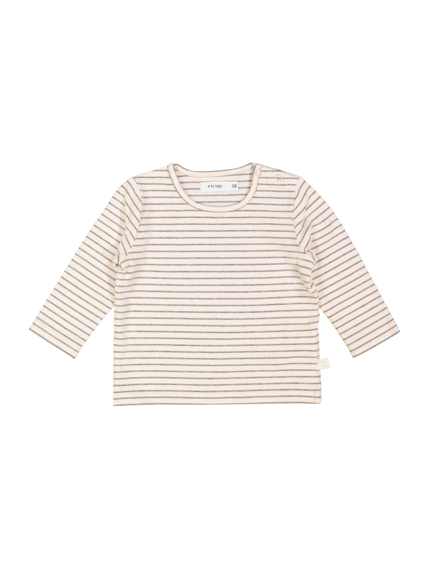 T-shirt streep roze 09m