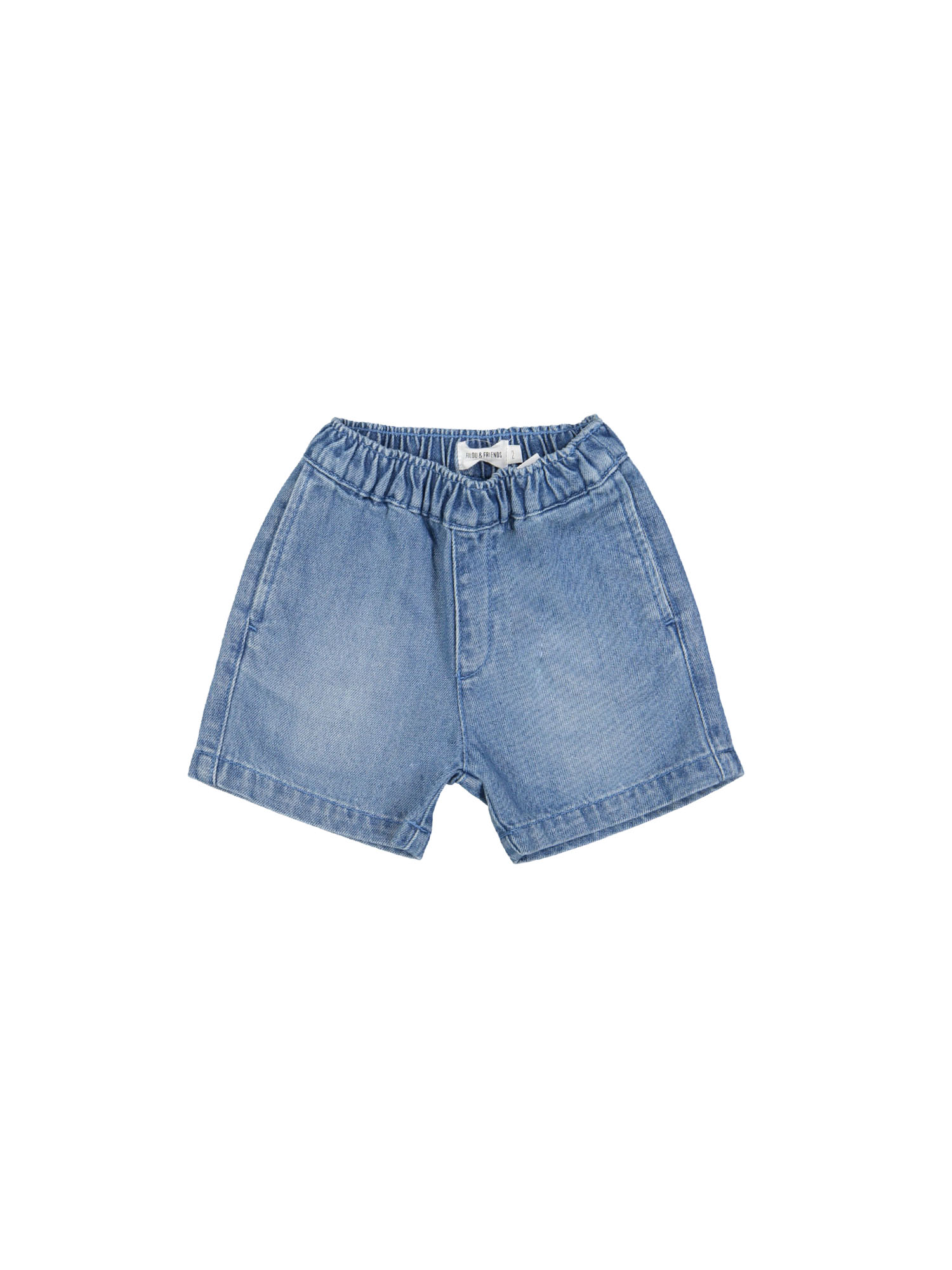 Bermuda jeans stone bleach