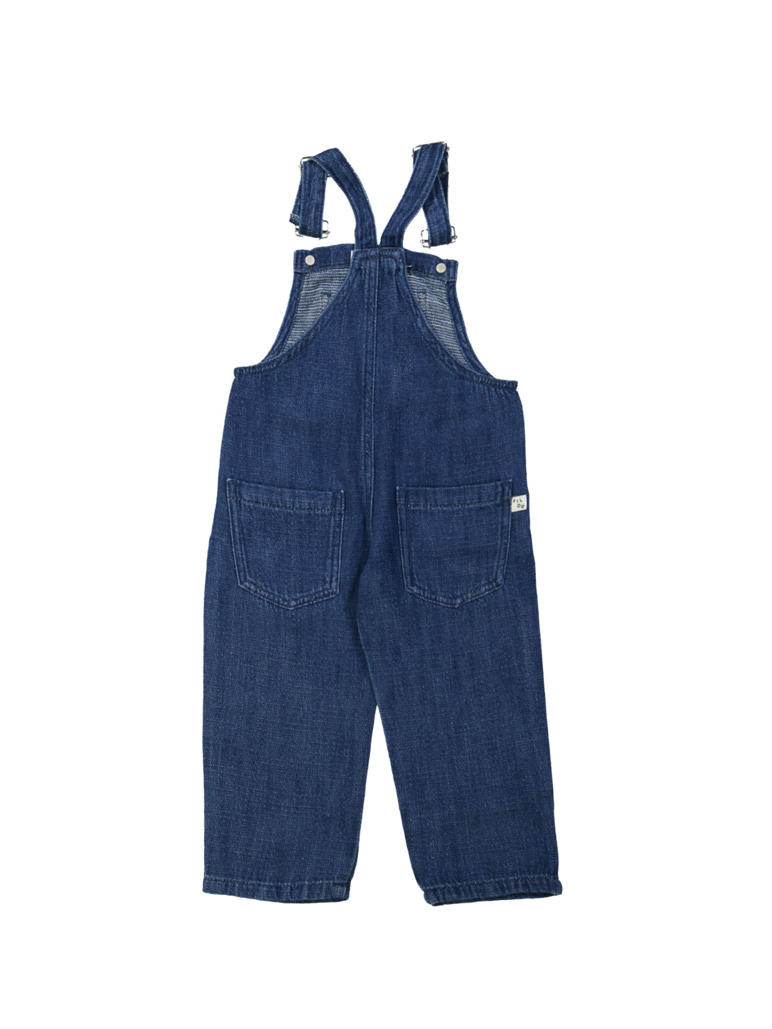Salopette en jean stone wash bleu