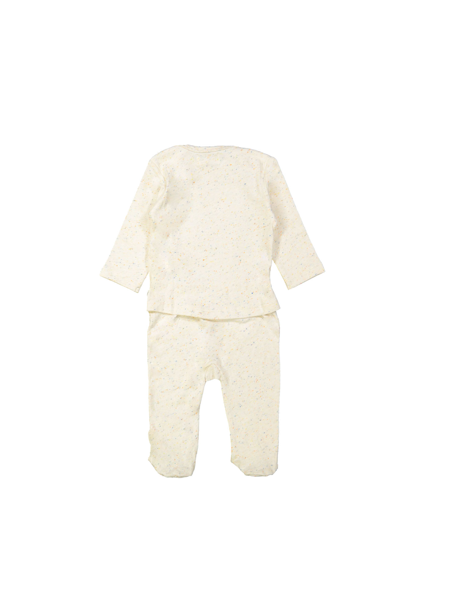 Pyjama spikkel hugs and kisses ecru 09m-12m