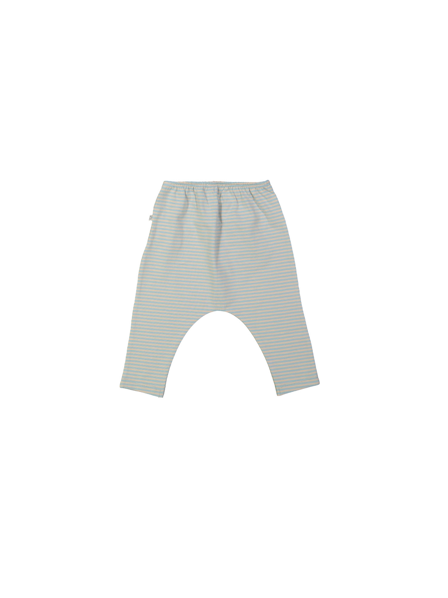 Pantalon rayé bleu clair chiné
