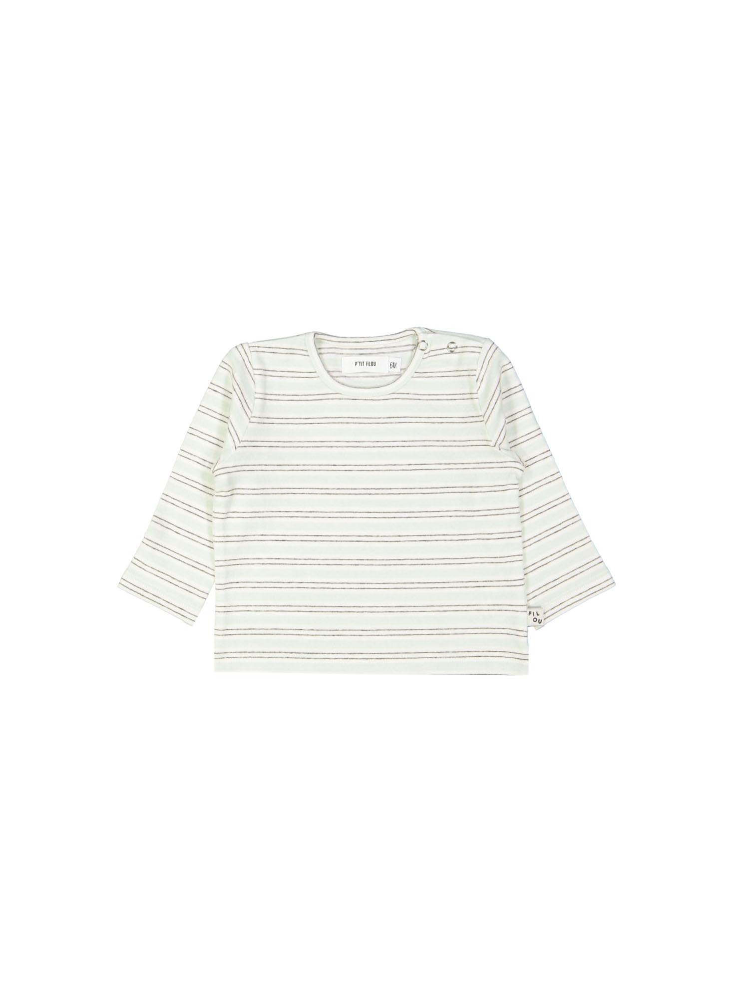 t-shirt mini stripe aqua