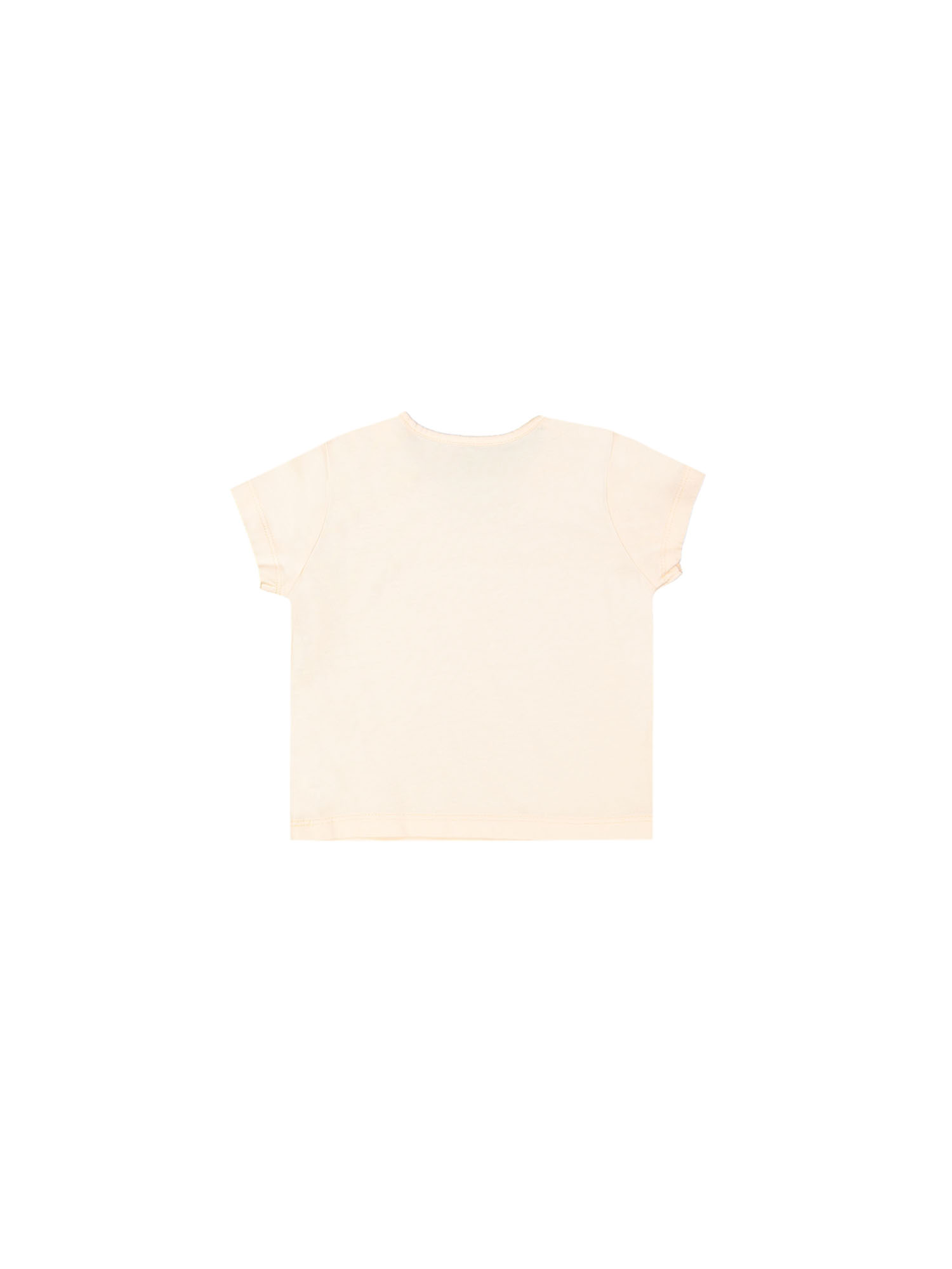 t-shirt mini bear flower peach 18m