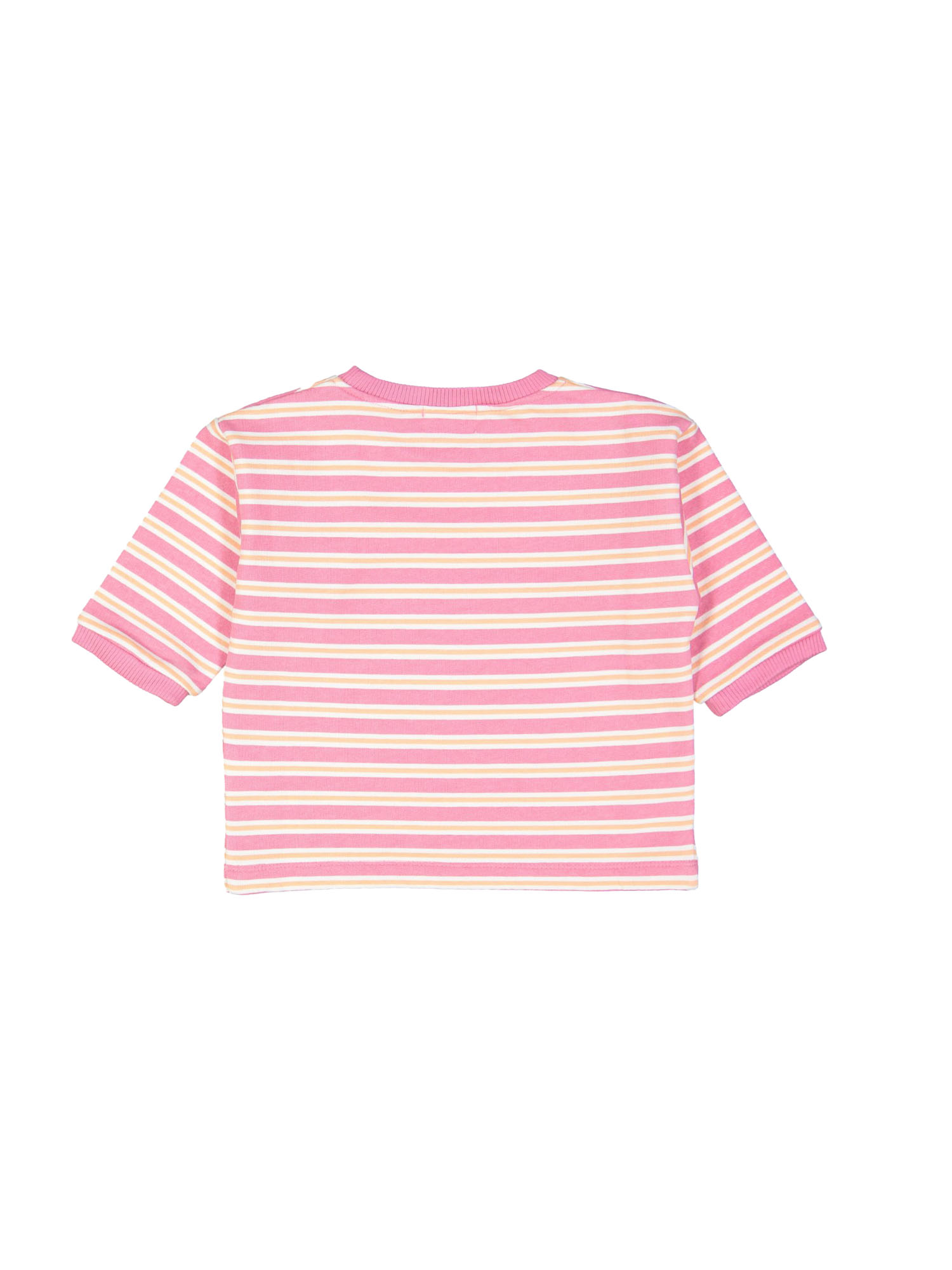 Sweater stripe old pink