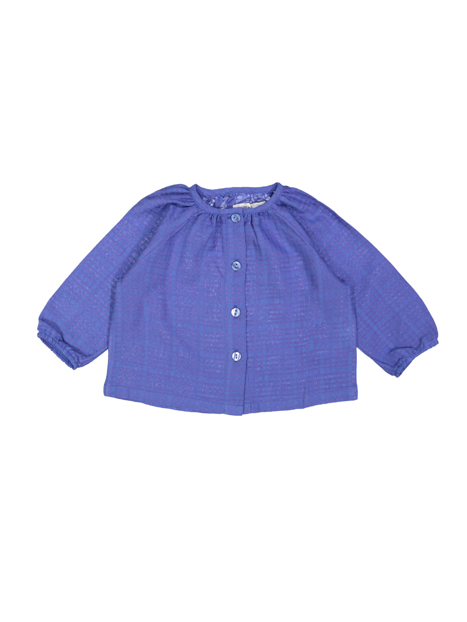 Blouse mini check lavender