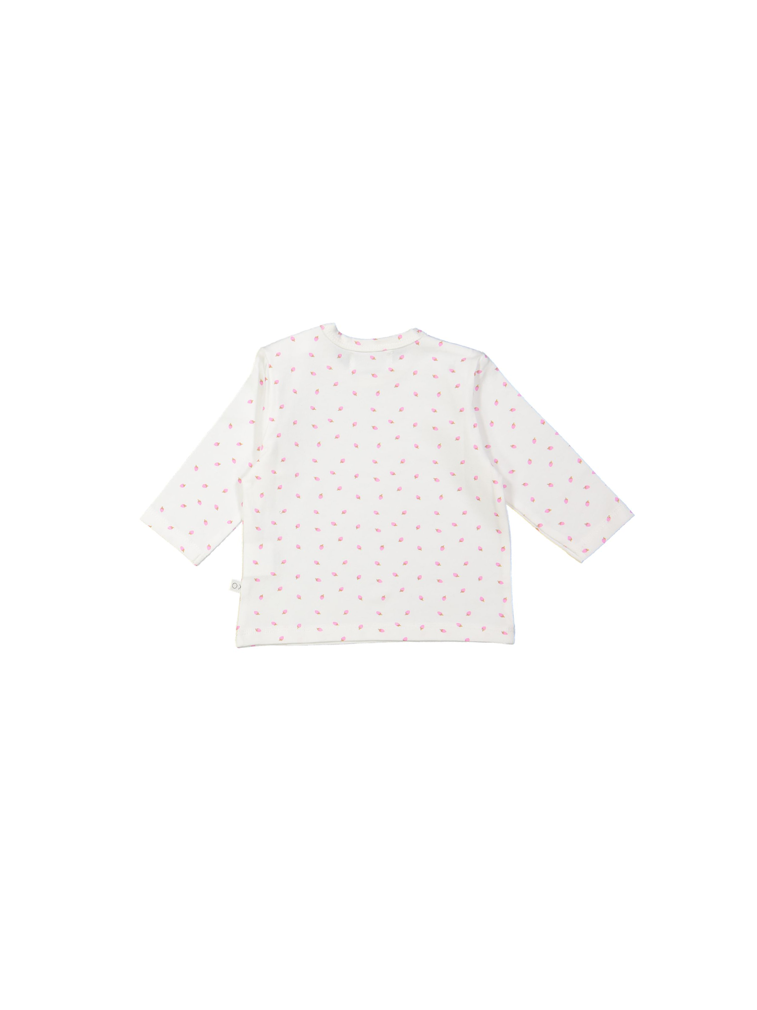 T-shirt fine stripes hugs and kisses beige