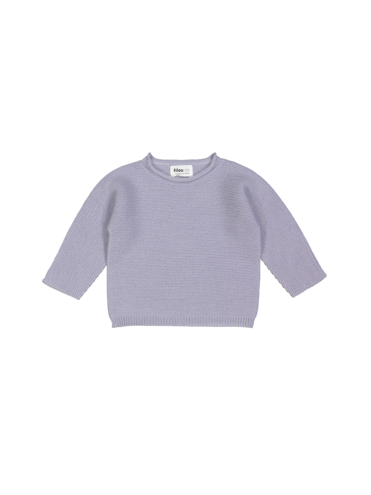 Pull gris-bleu