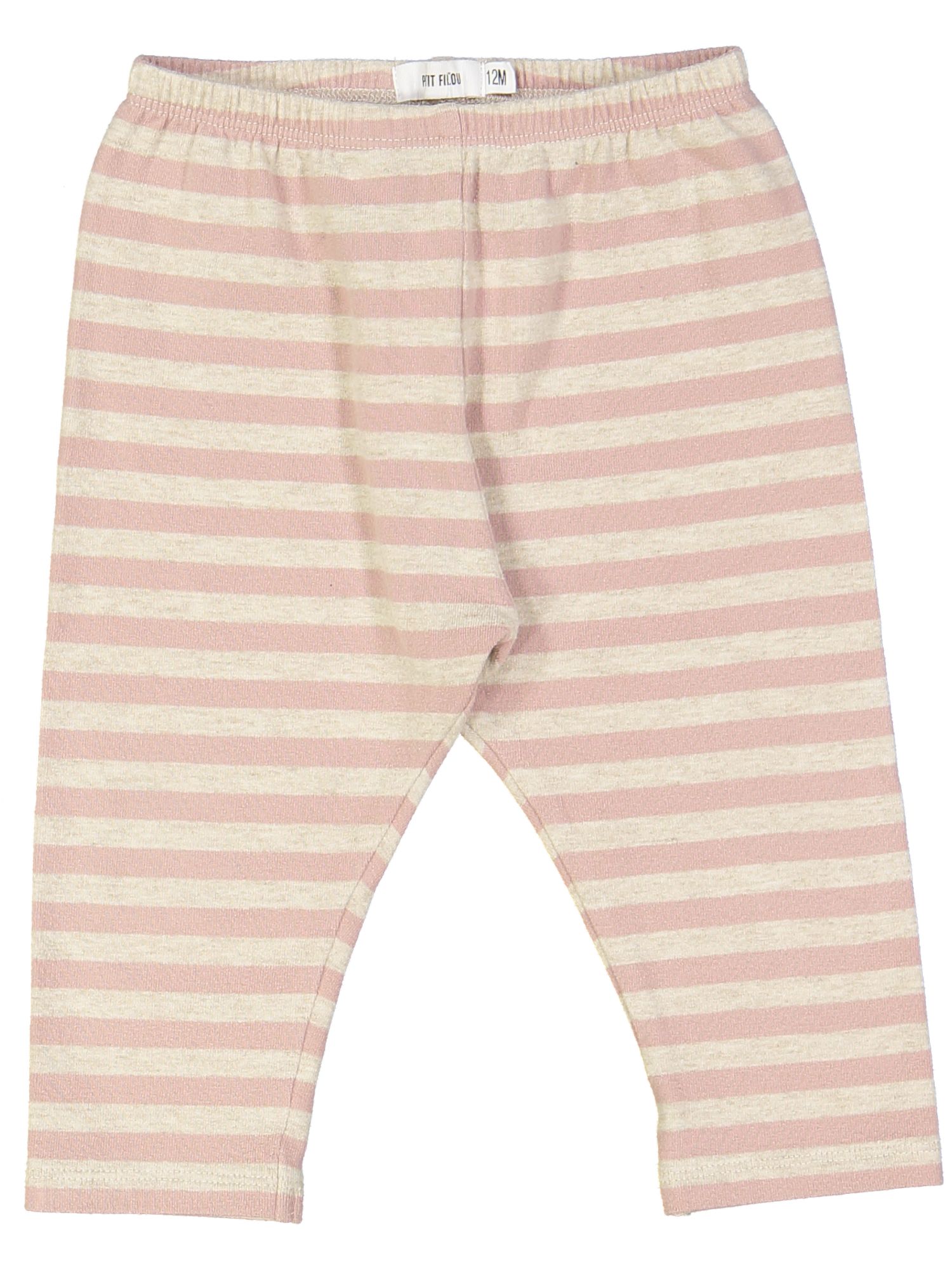 pamperbroek ecru roze streep 12m .