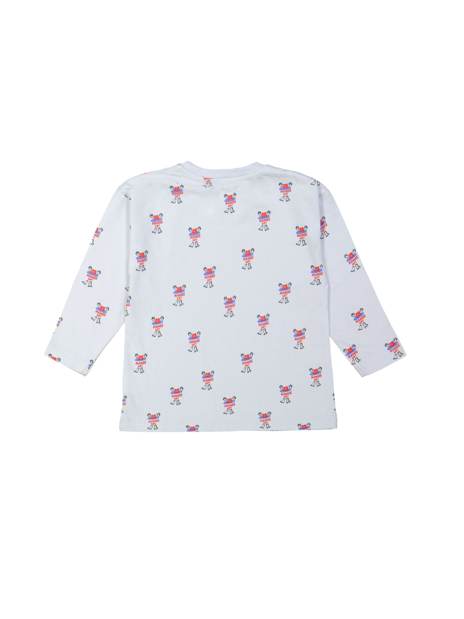 T-shirt cowboy lichtblauw 12m