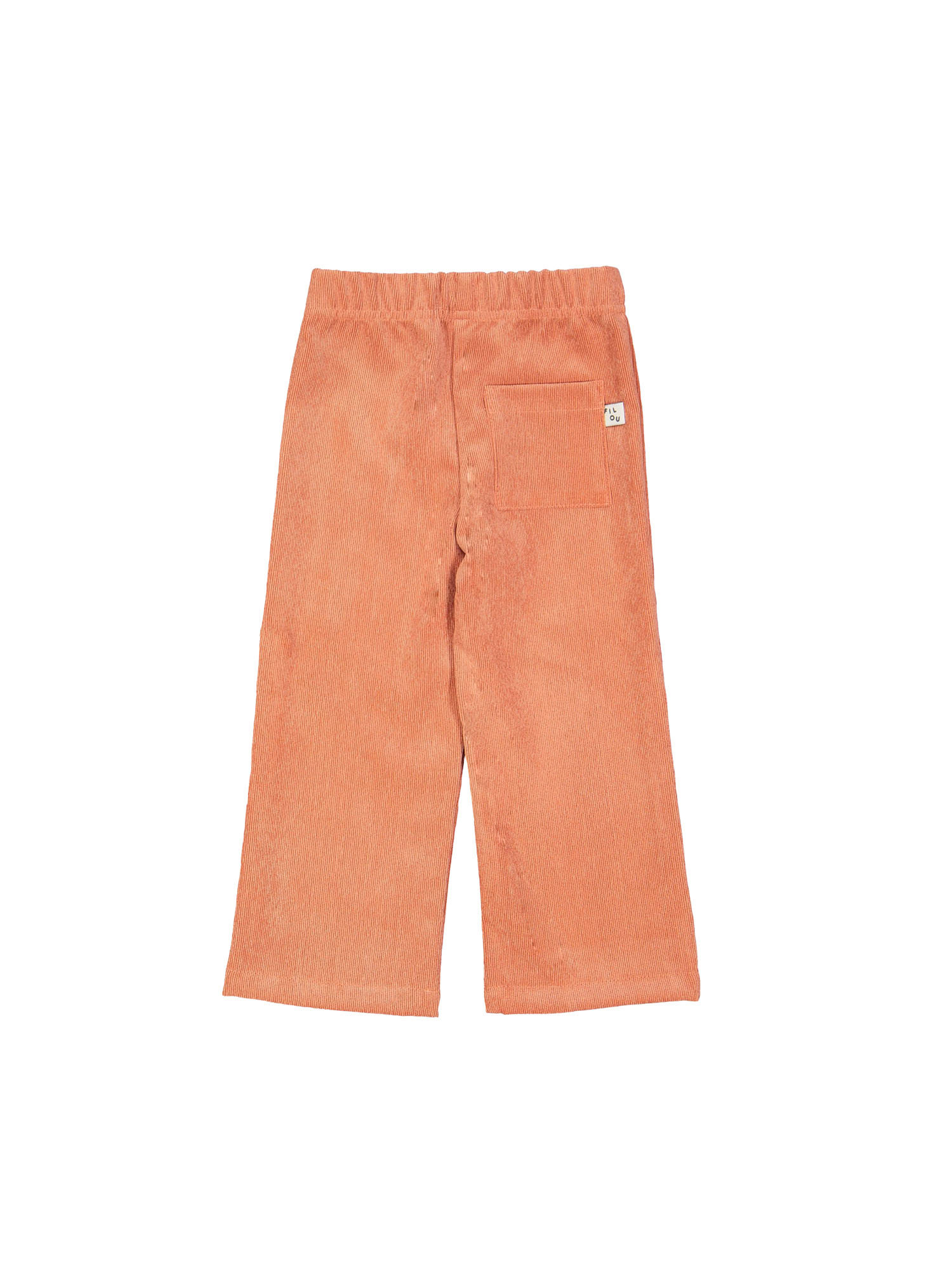 Comfy pants ribbed orange