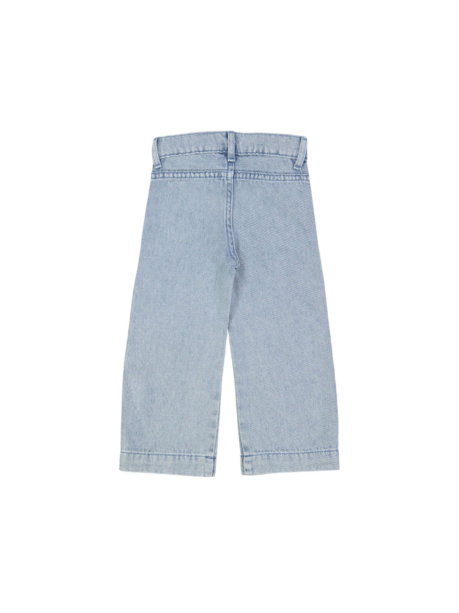 Jeans droit zip snow bleach