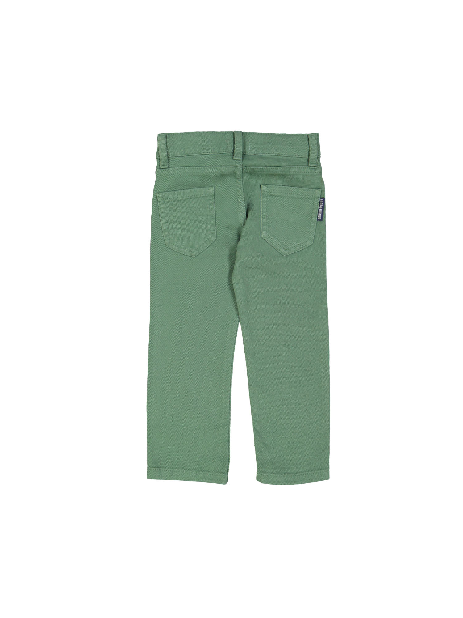 Pantalon régulier zip vert