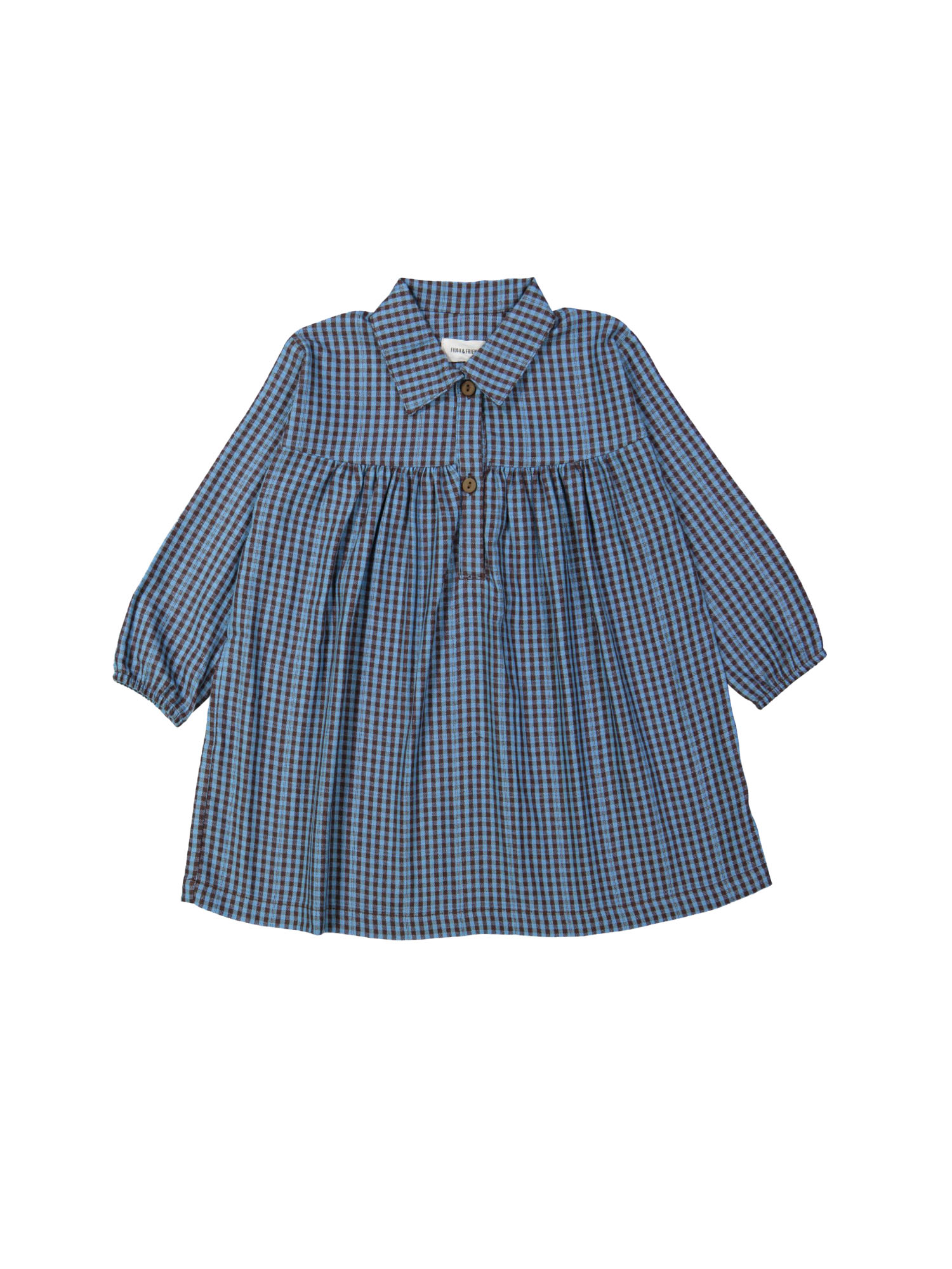 Dress checks blue