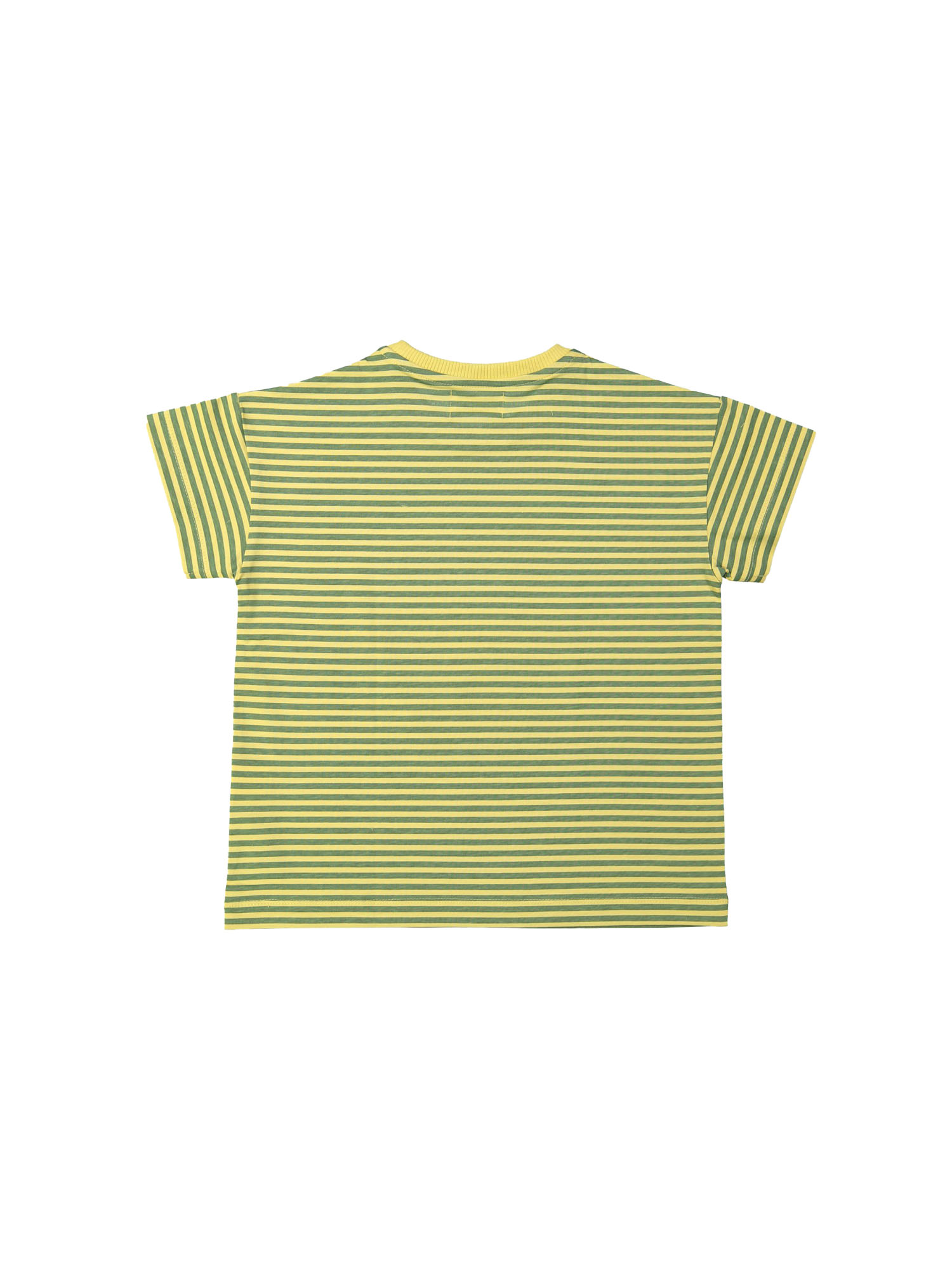T-shirt rayé poisson jaune