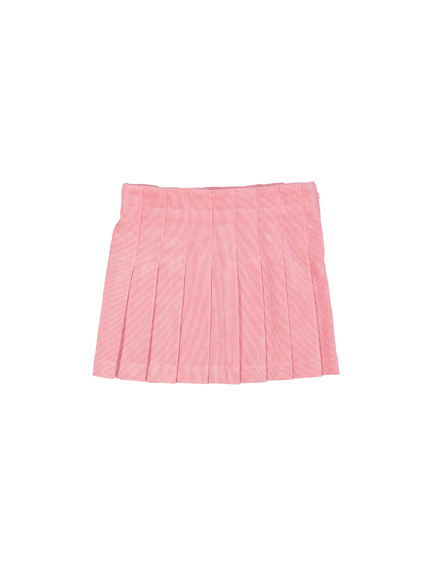 Pleated skirt ribbed pink