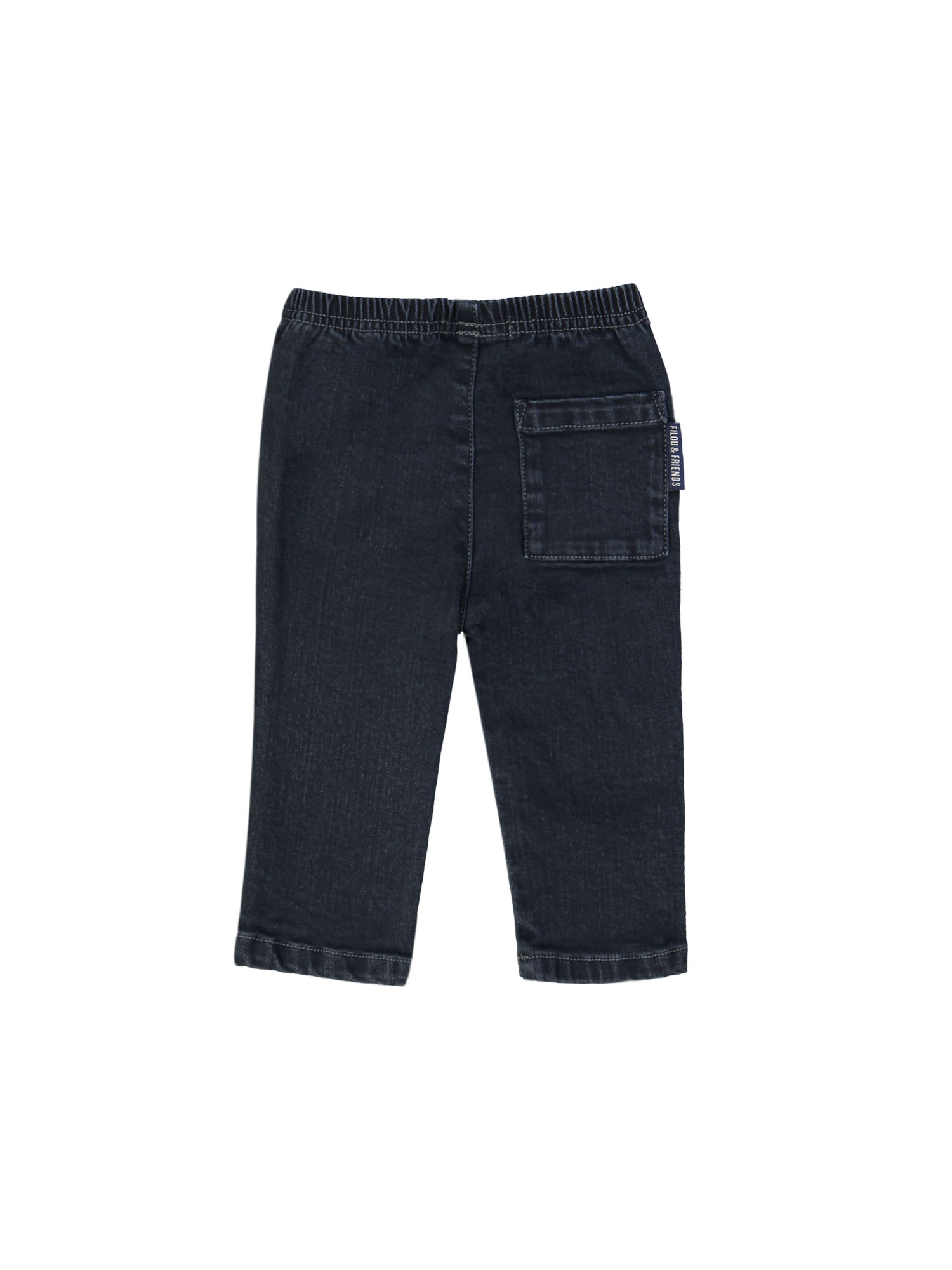 comfy broek mini jeans contrast blauw blauw 06m