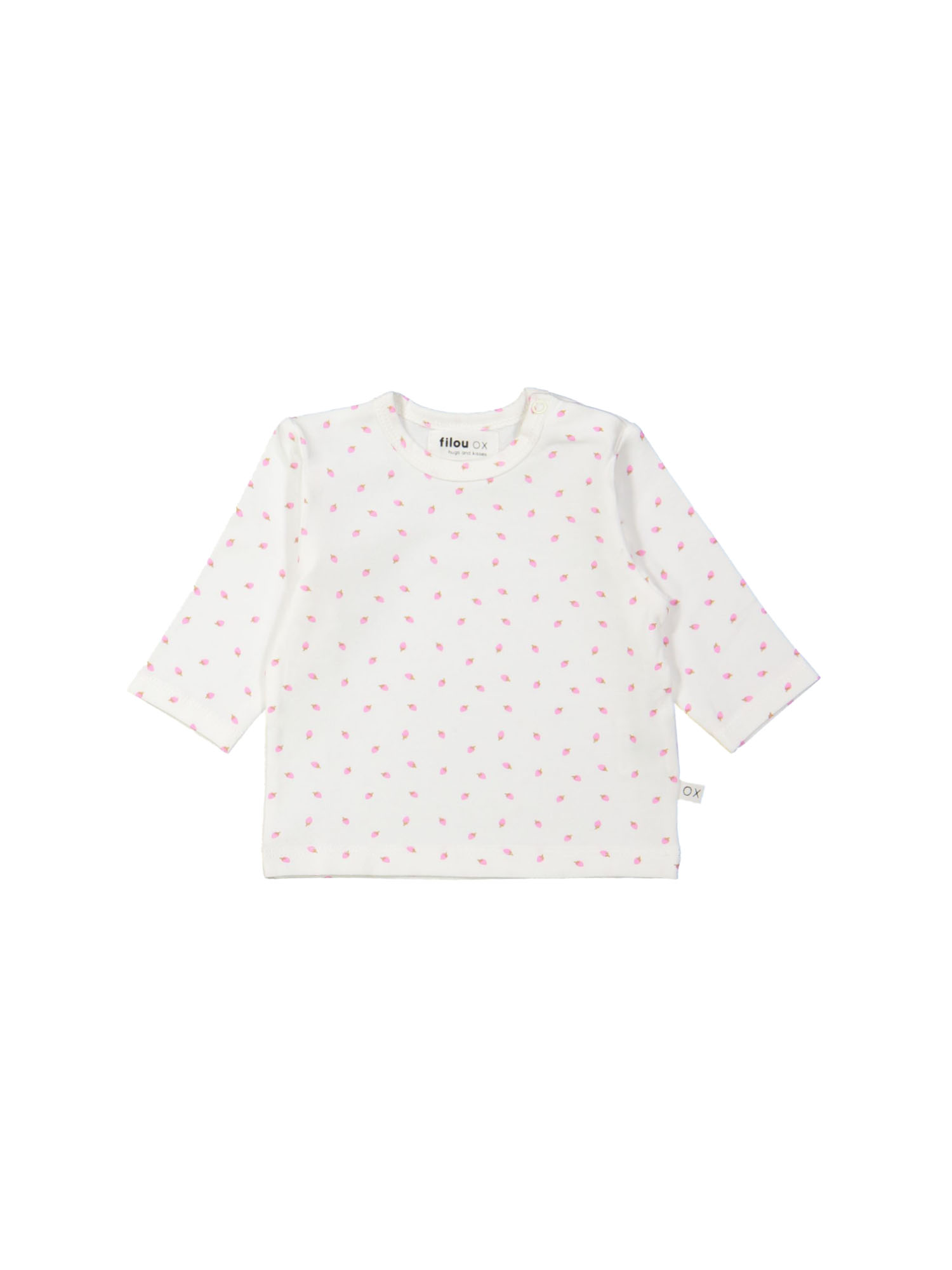 T-shirt fraise blanc