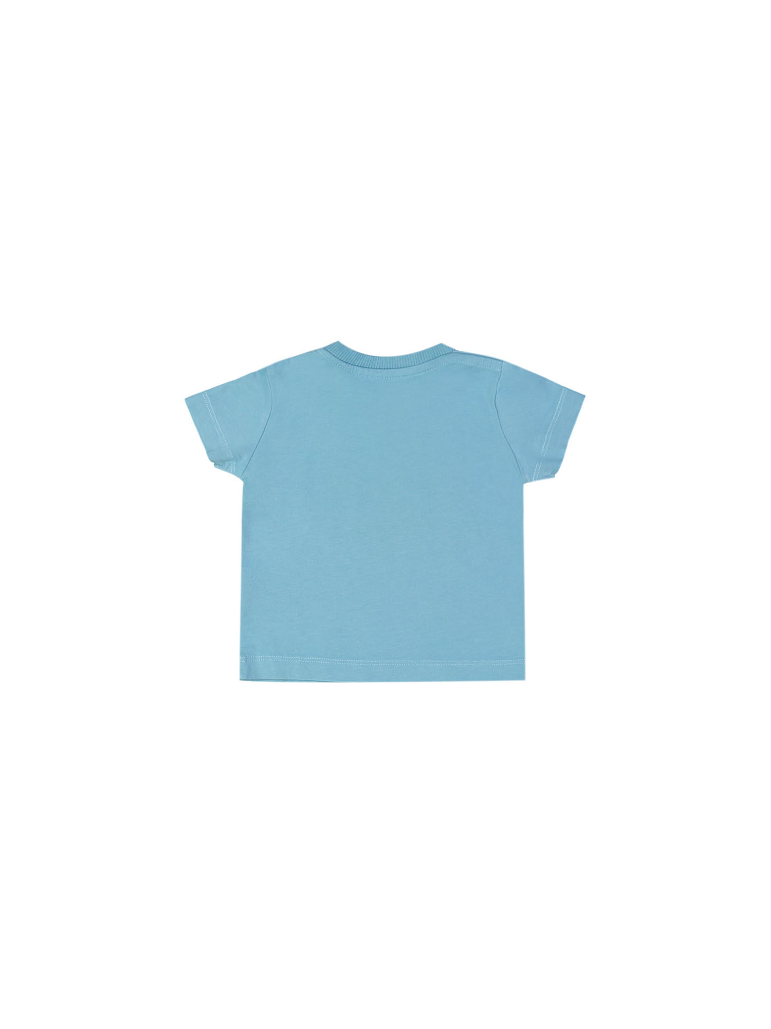 t-shirt mini trophy grijsblauw 18m