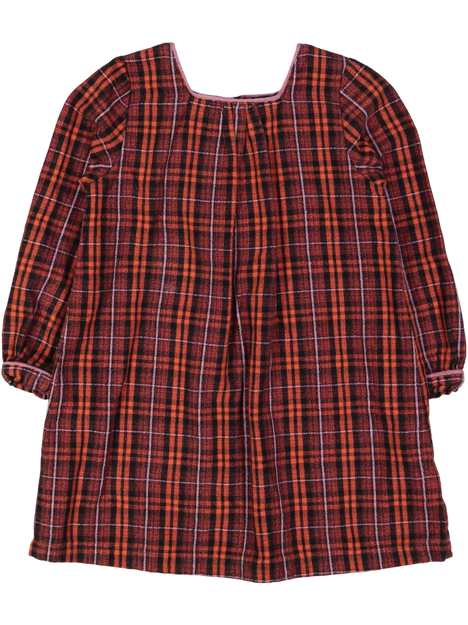 kleedje rood flanel geruit 05j .