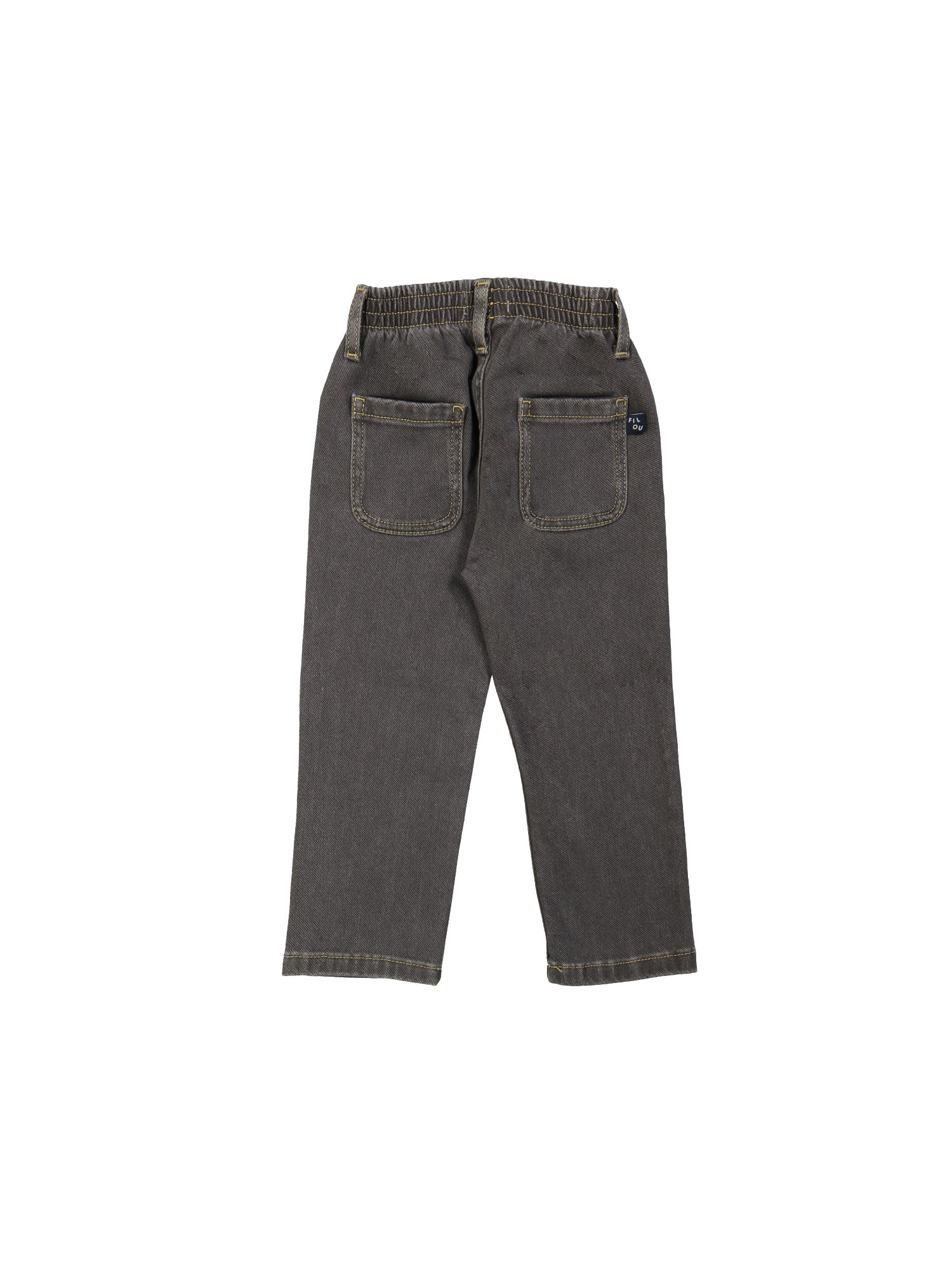 Jeans comfy rekker bruin 12m
