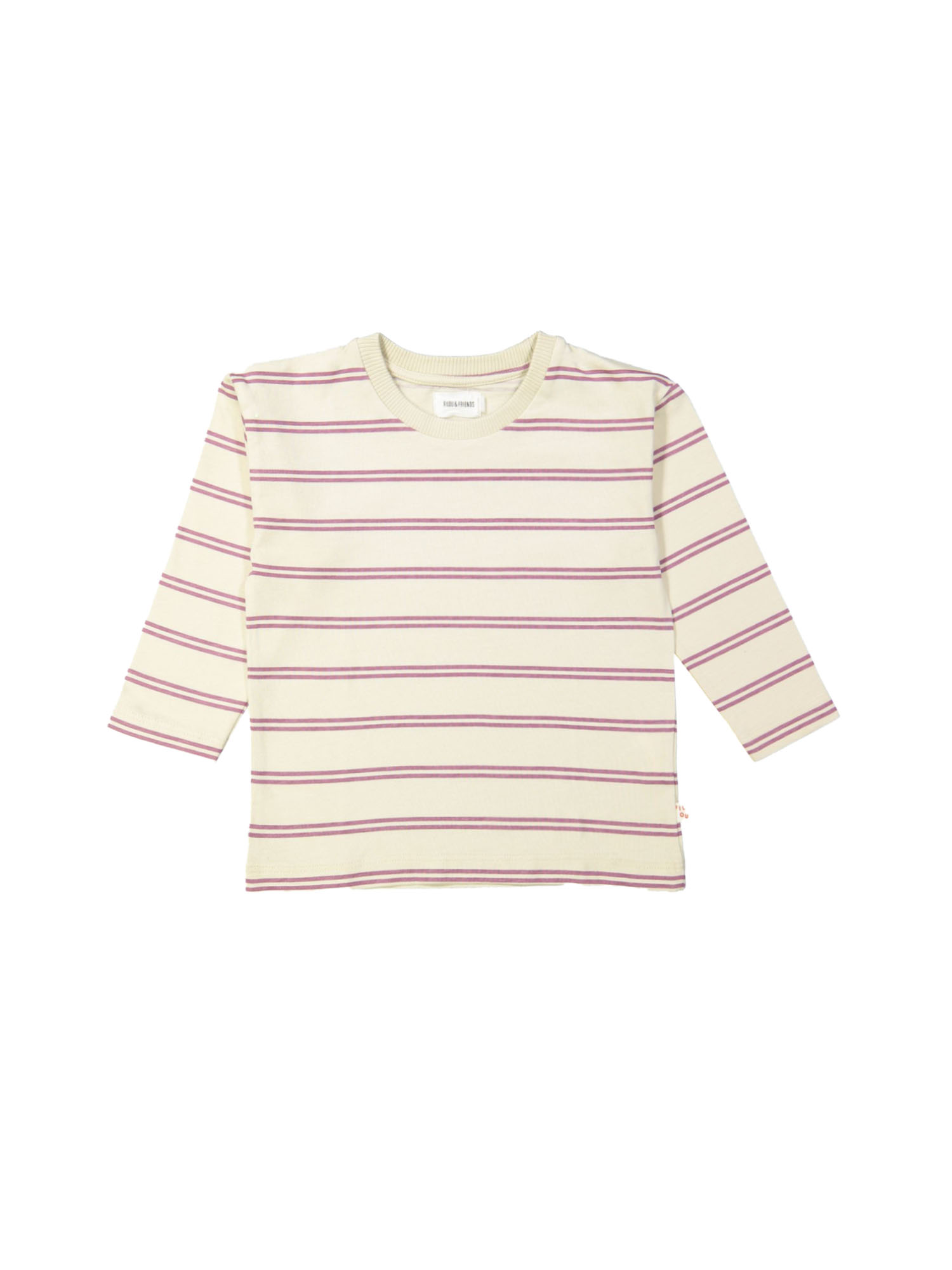 T-shirt LM streep mauve 12m