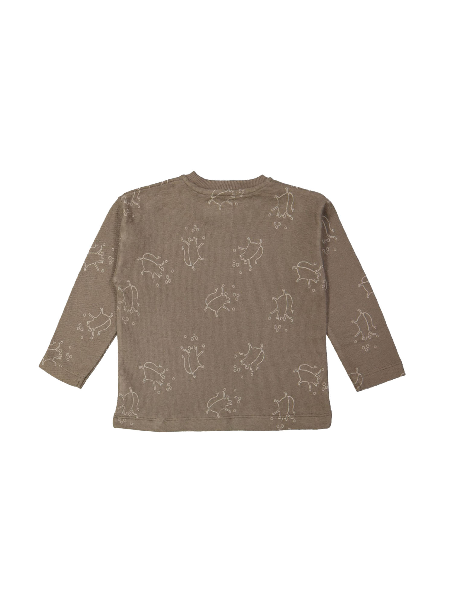 T-shirt muis taupe 12m-18m