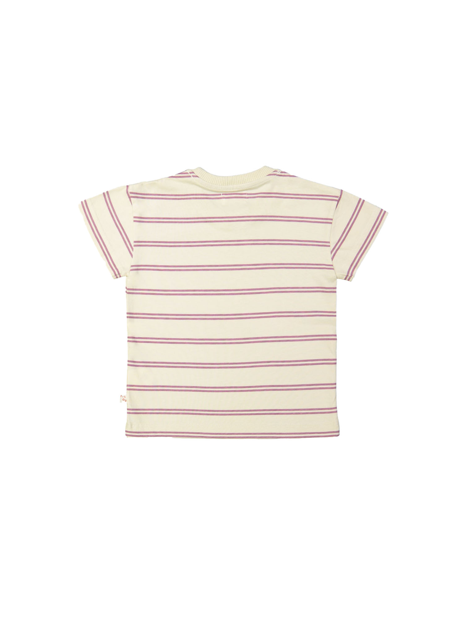 T-shirt streep mauve 18m