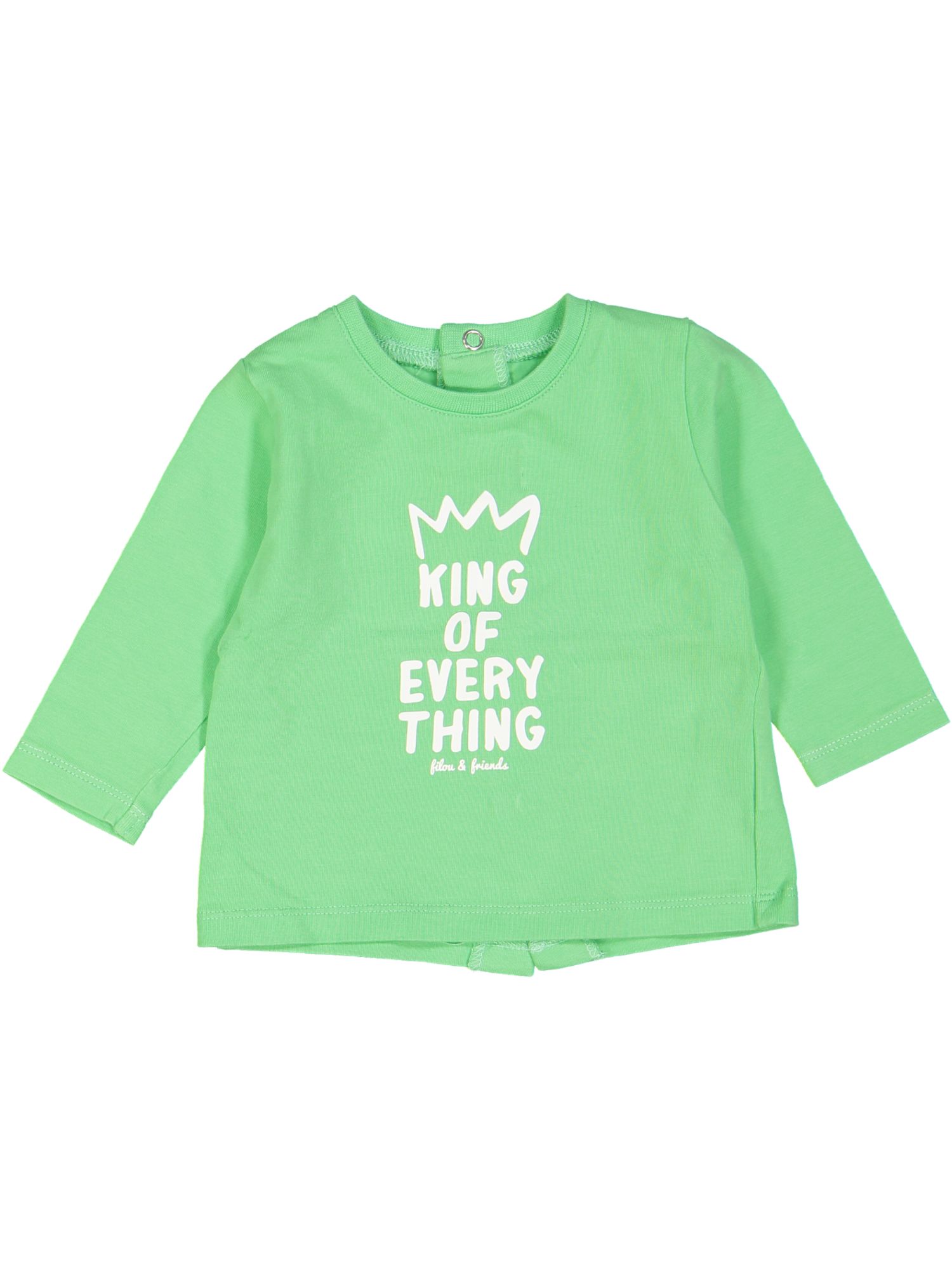 t-shirt groen king 01m