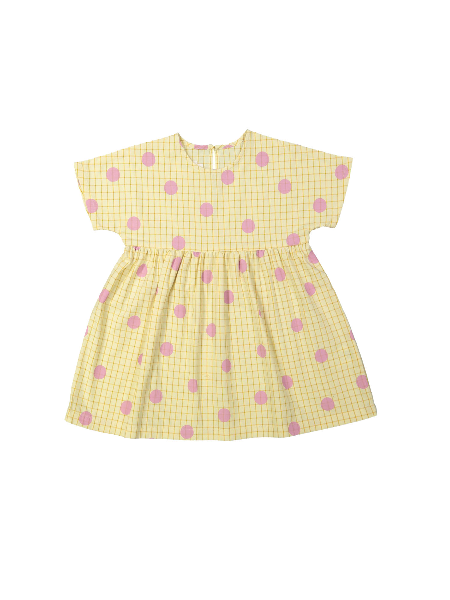 Dress check dots yellow