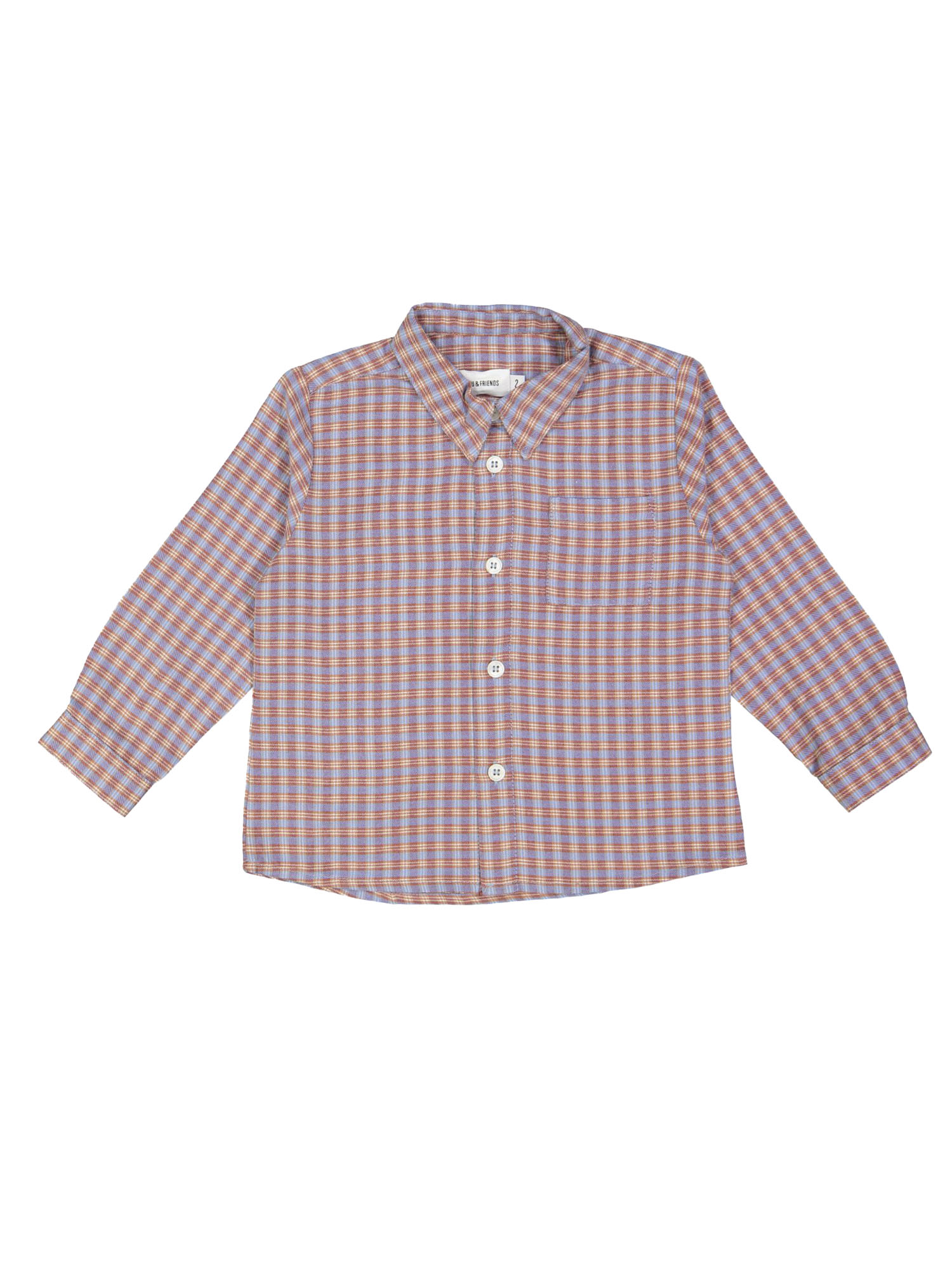 Chemise carreaux bordeaux