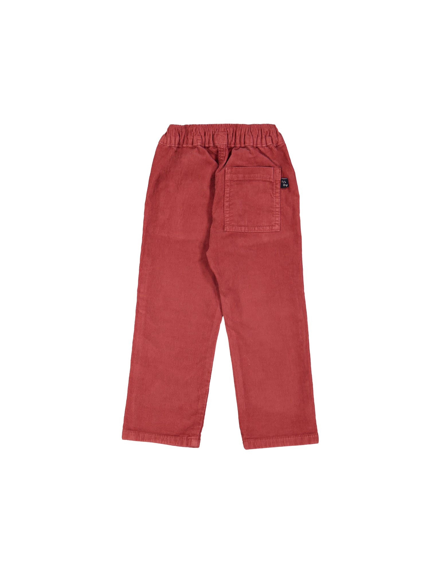 Comfy pants ribbed red