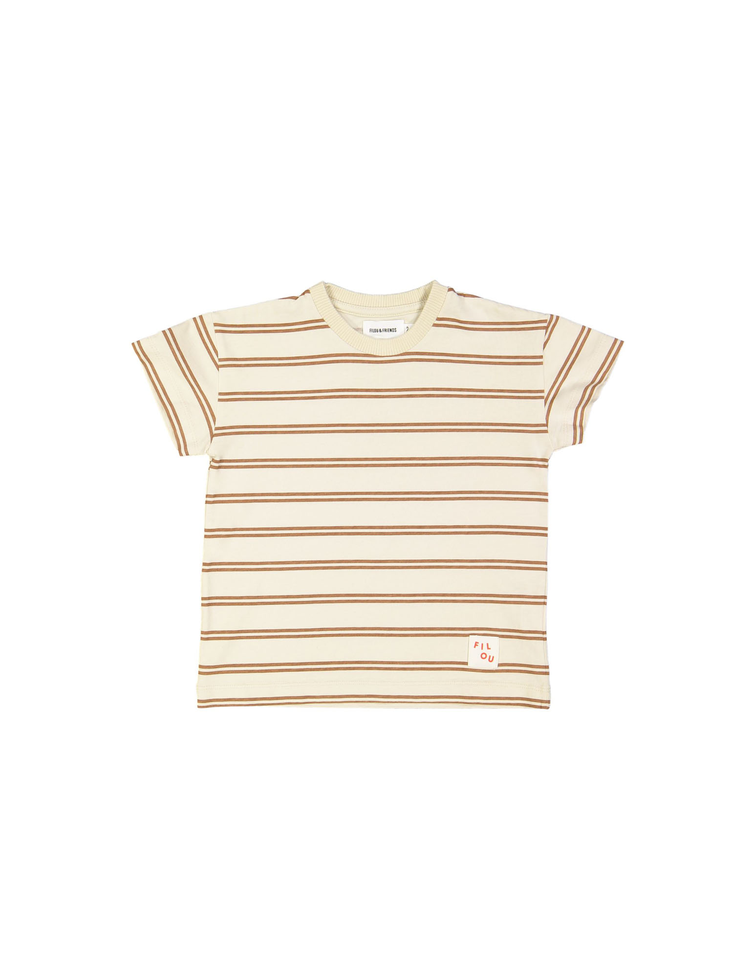 T-shirt stripe brown