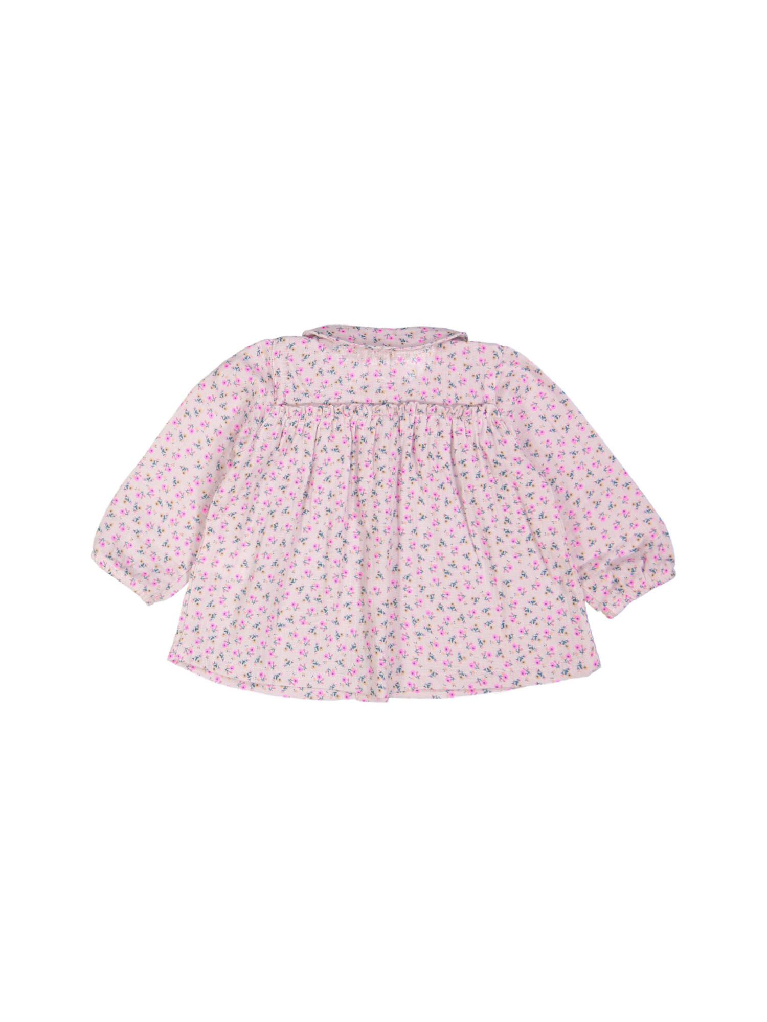 blouse mini fleurs lilas