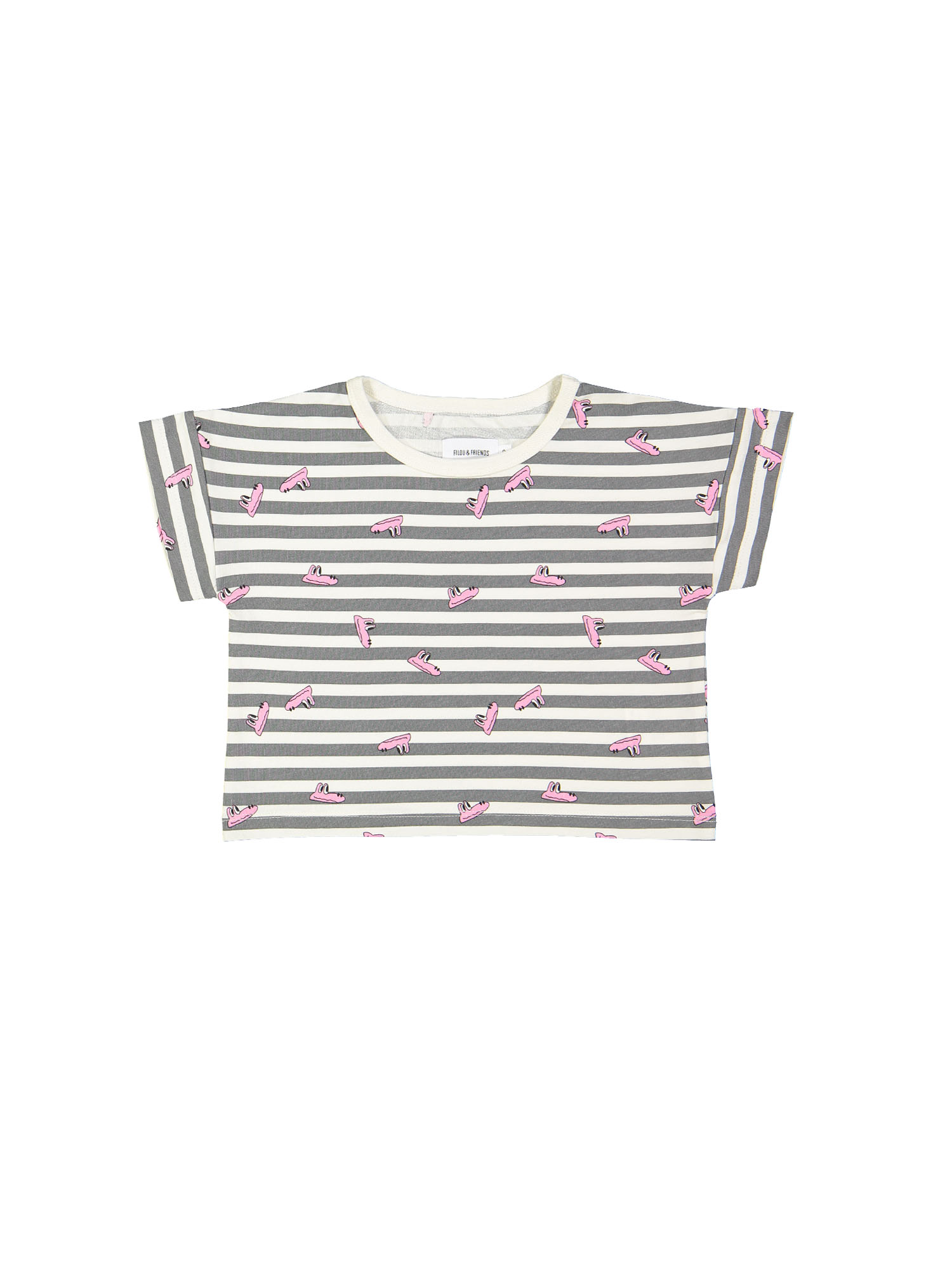 t-shirt streep croco allover 03j