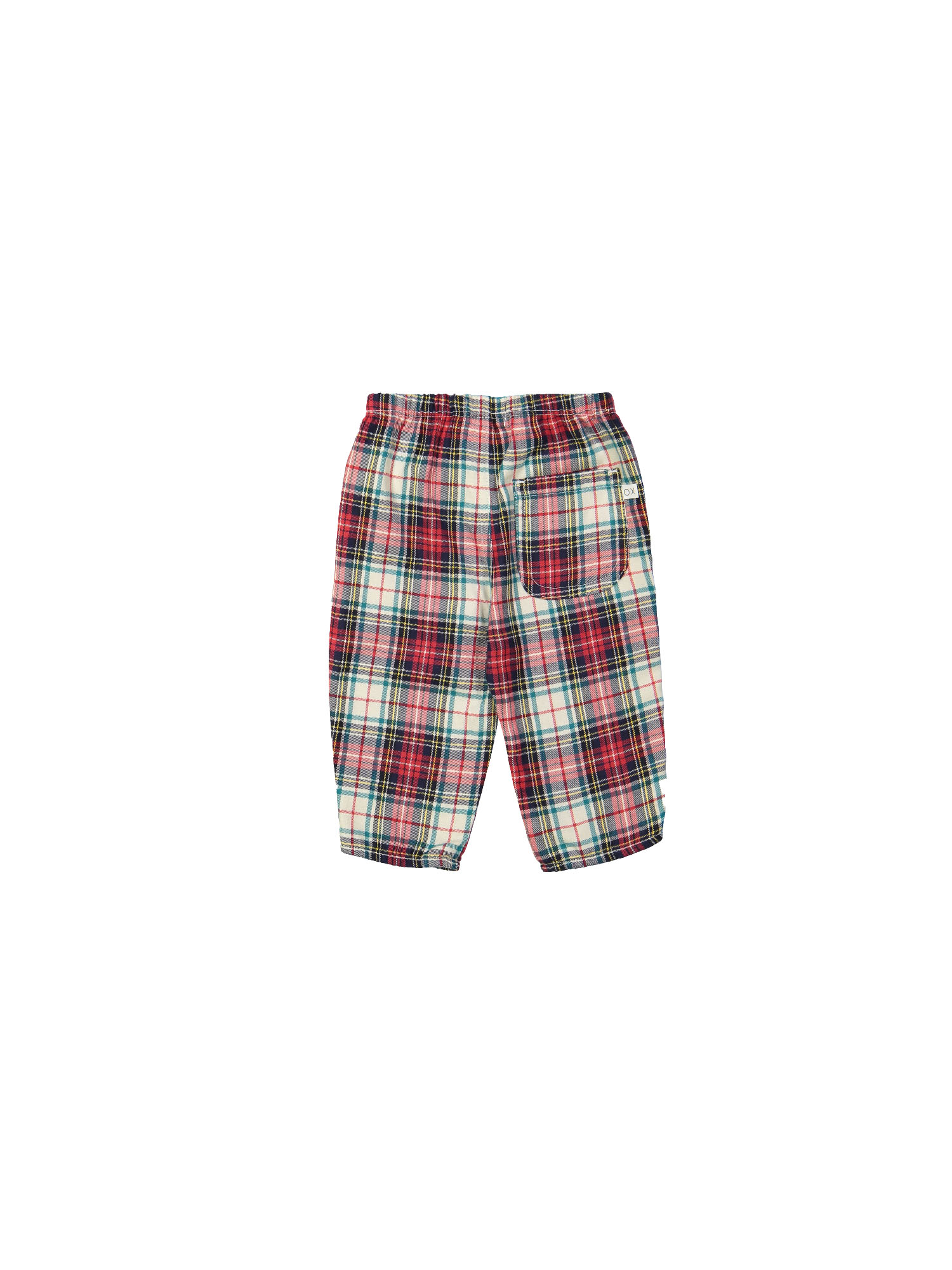 Broek ruit rood 01m-03m