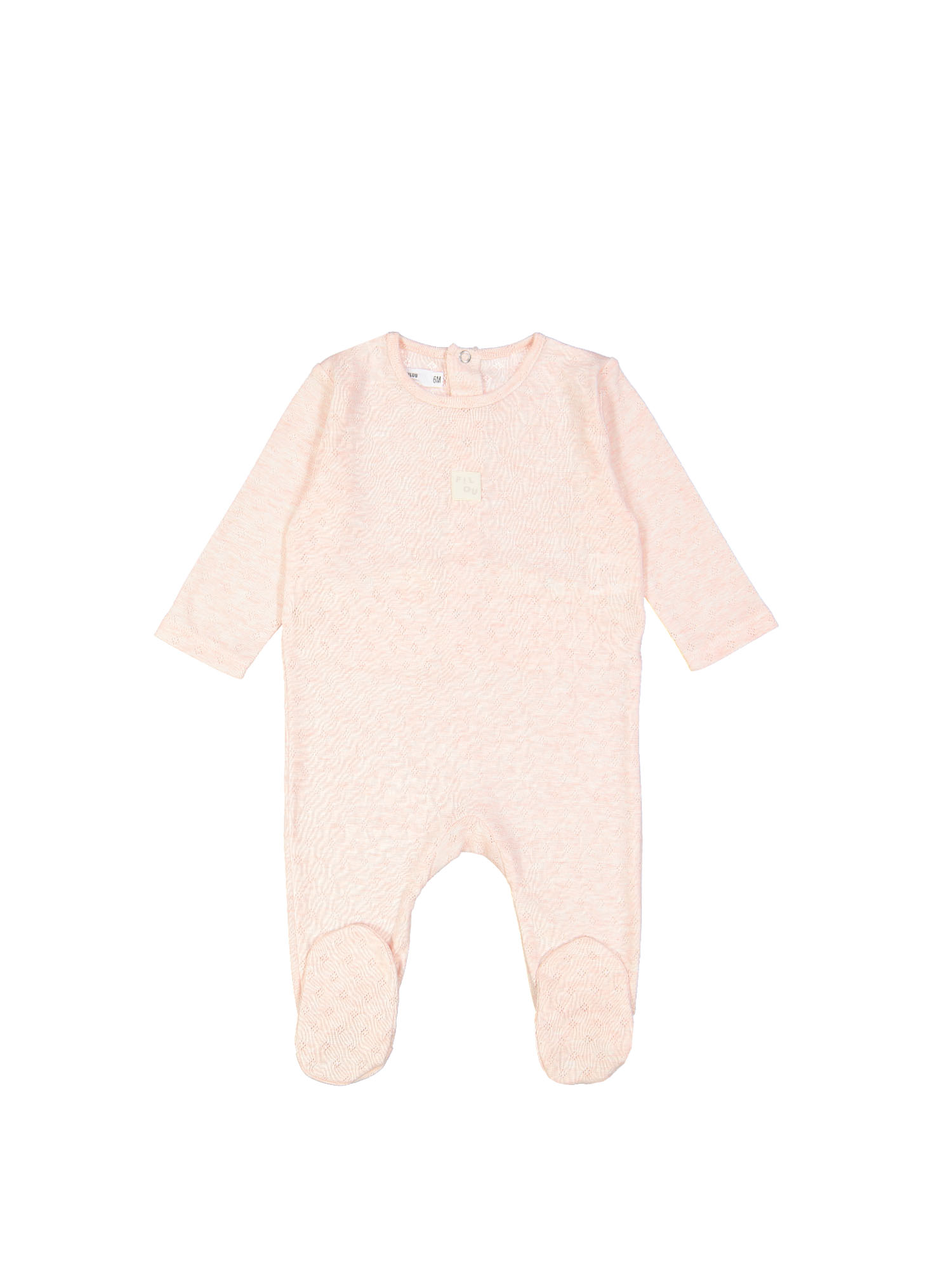 pyjama ajour roze 00m