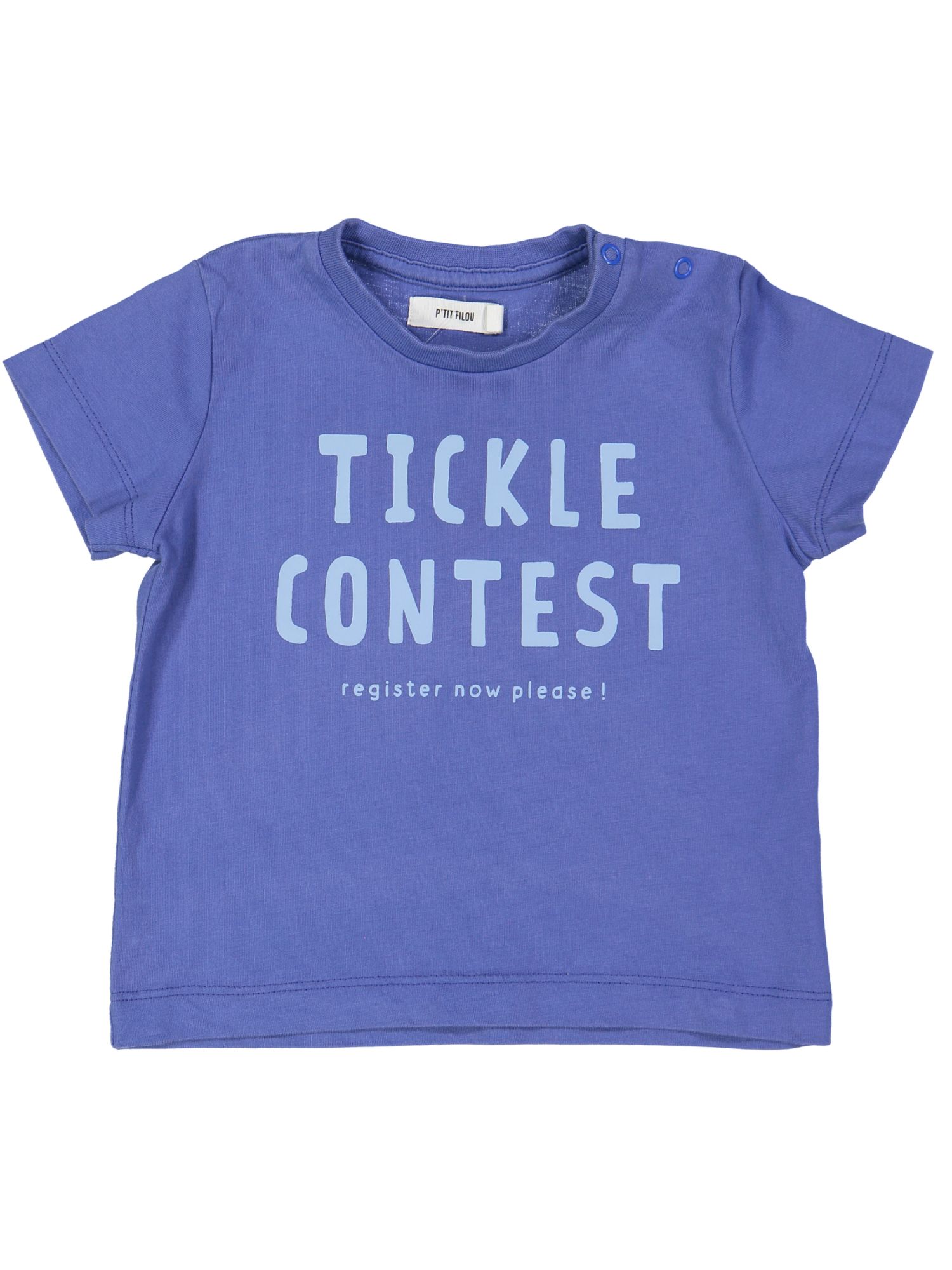 t-shirt paars tickle contest 12m .