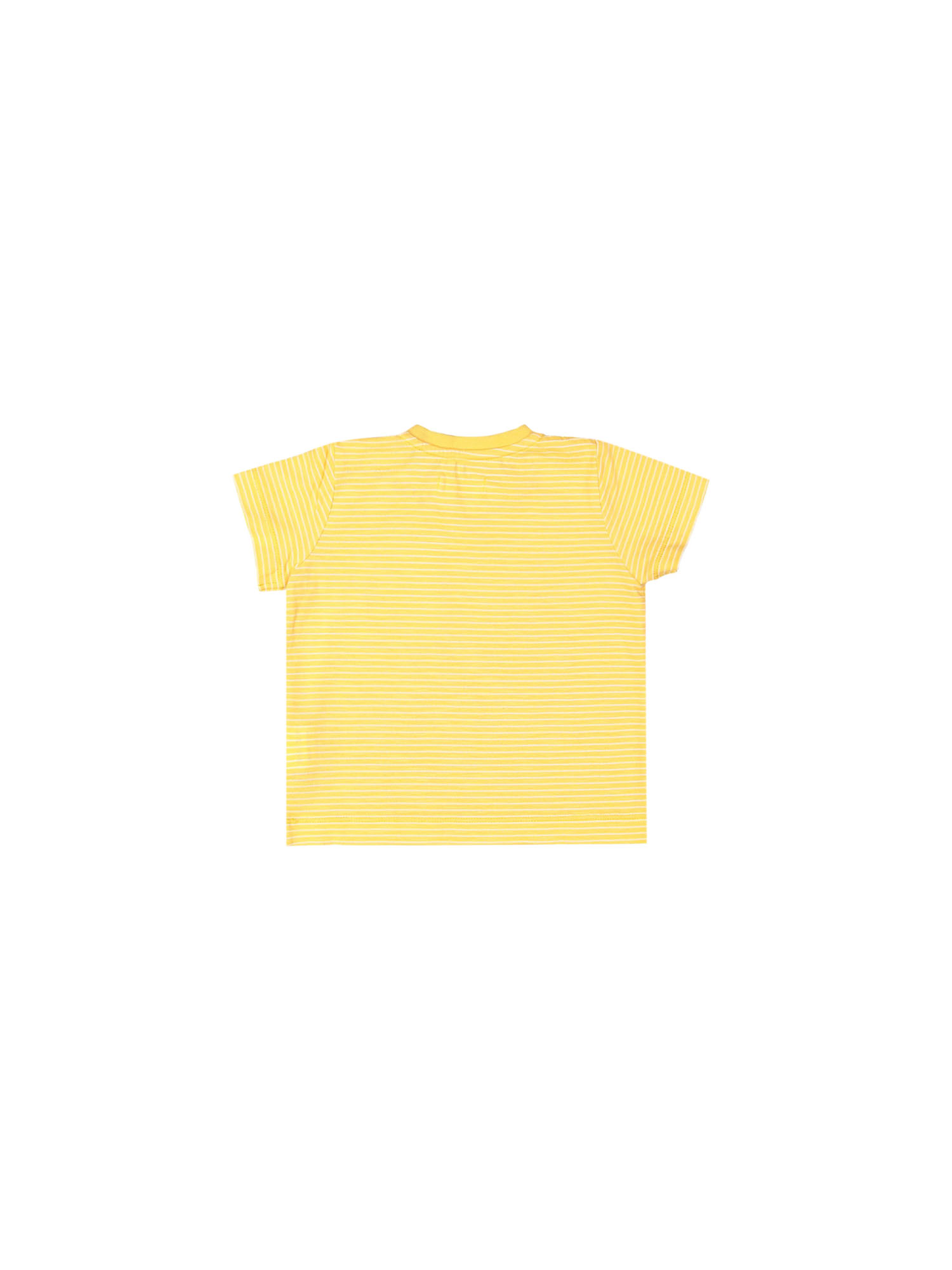 t-shirt mini rayé orange