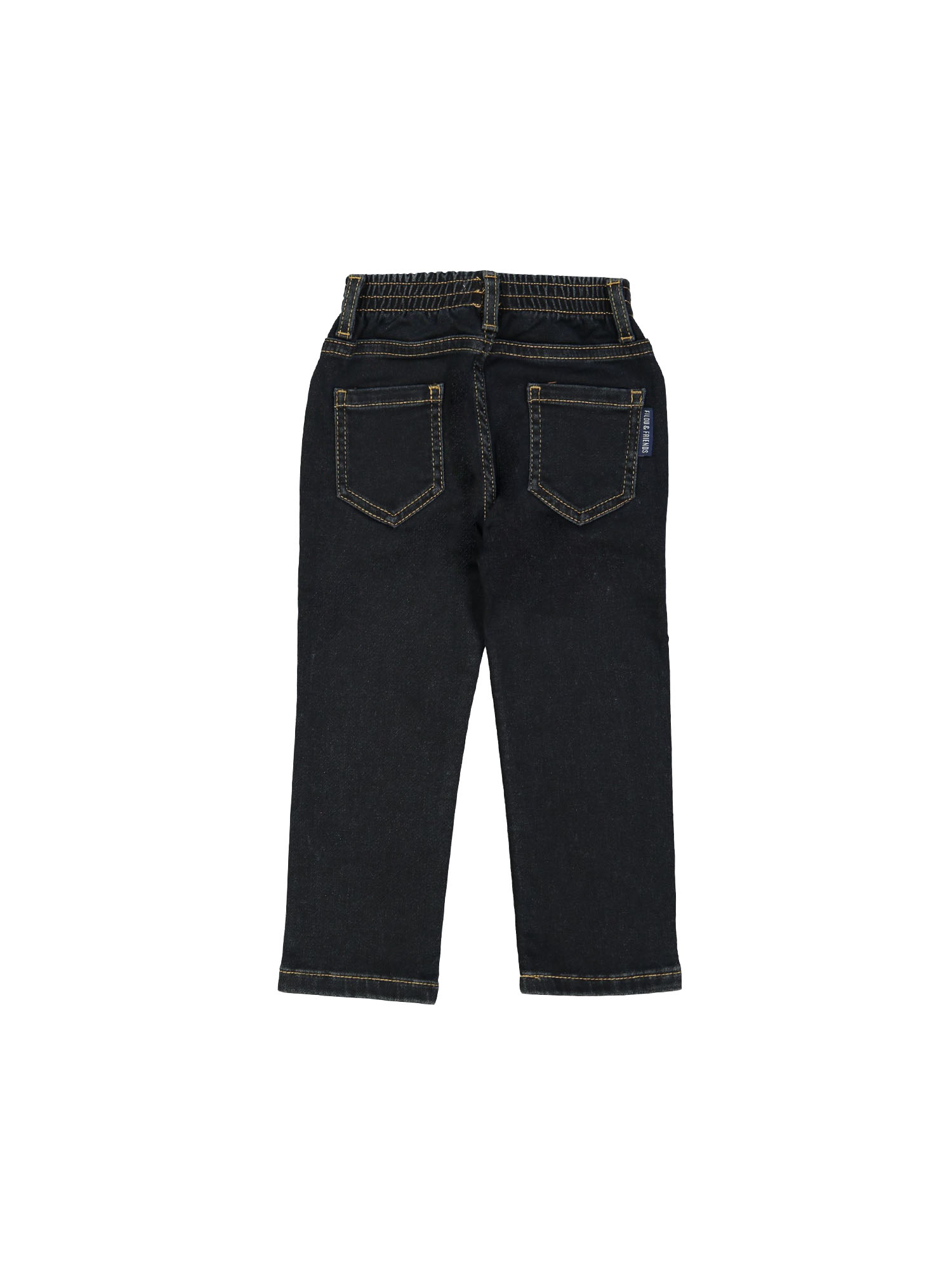 Jeans regular rekker afg. blauw 03j