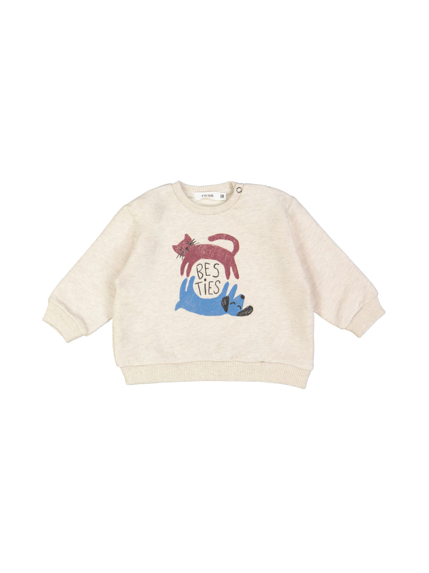 Sweater mini besties beige 09m