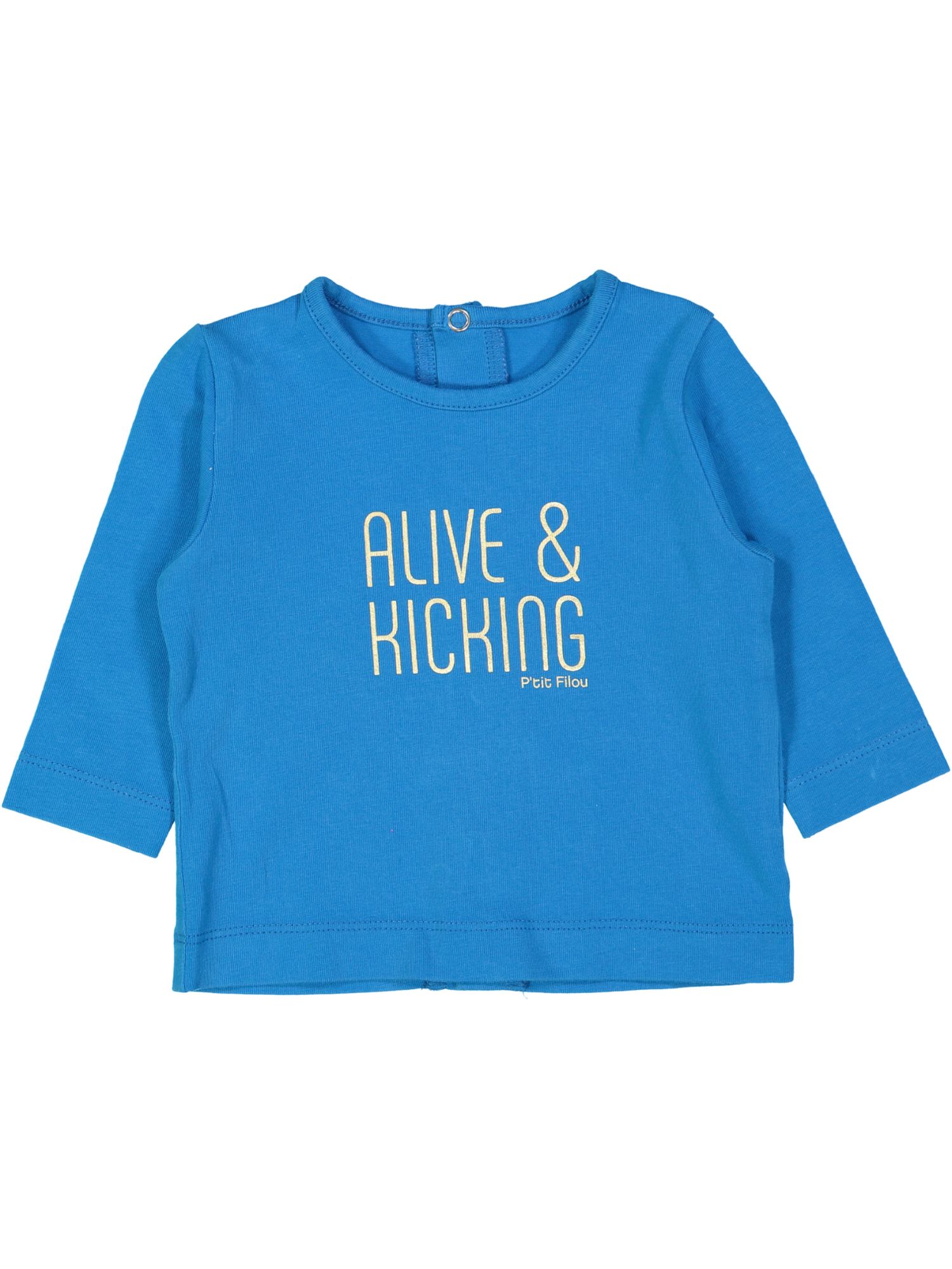 t-shirt blauw alive 01m