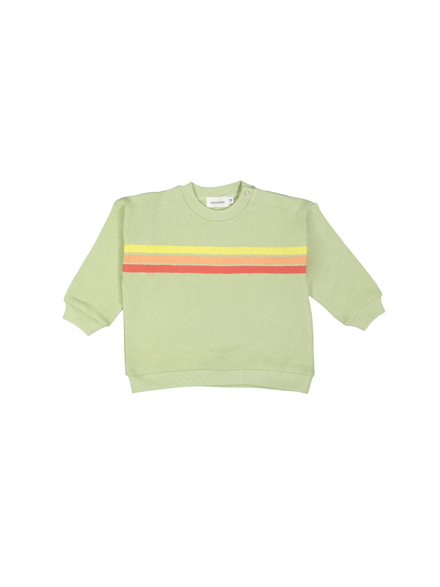 Sweater stripe mint 12m