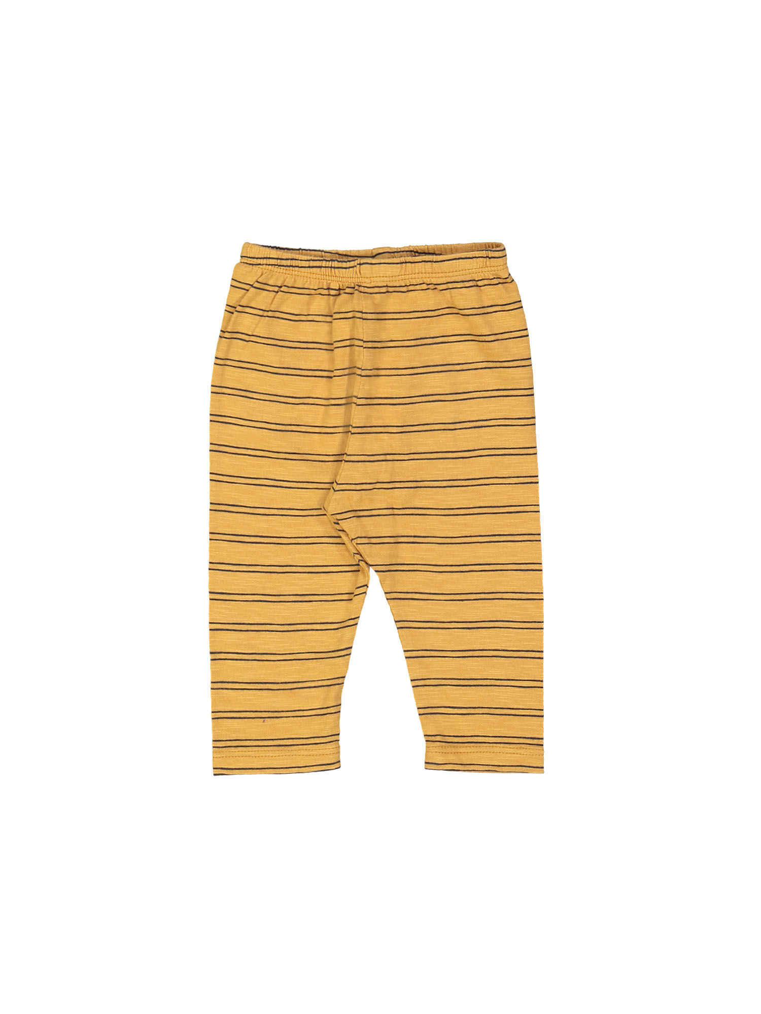 pantalon bébé rayé orange