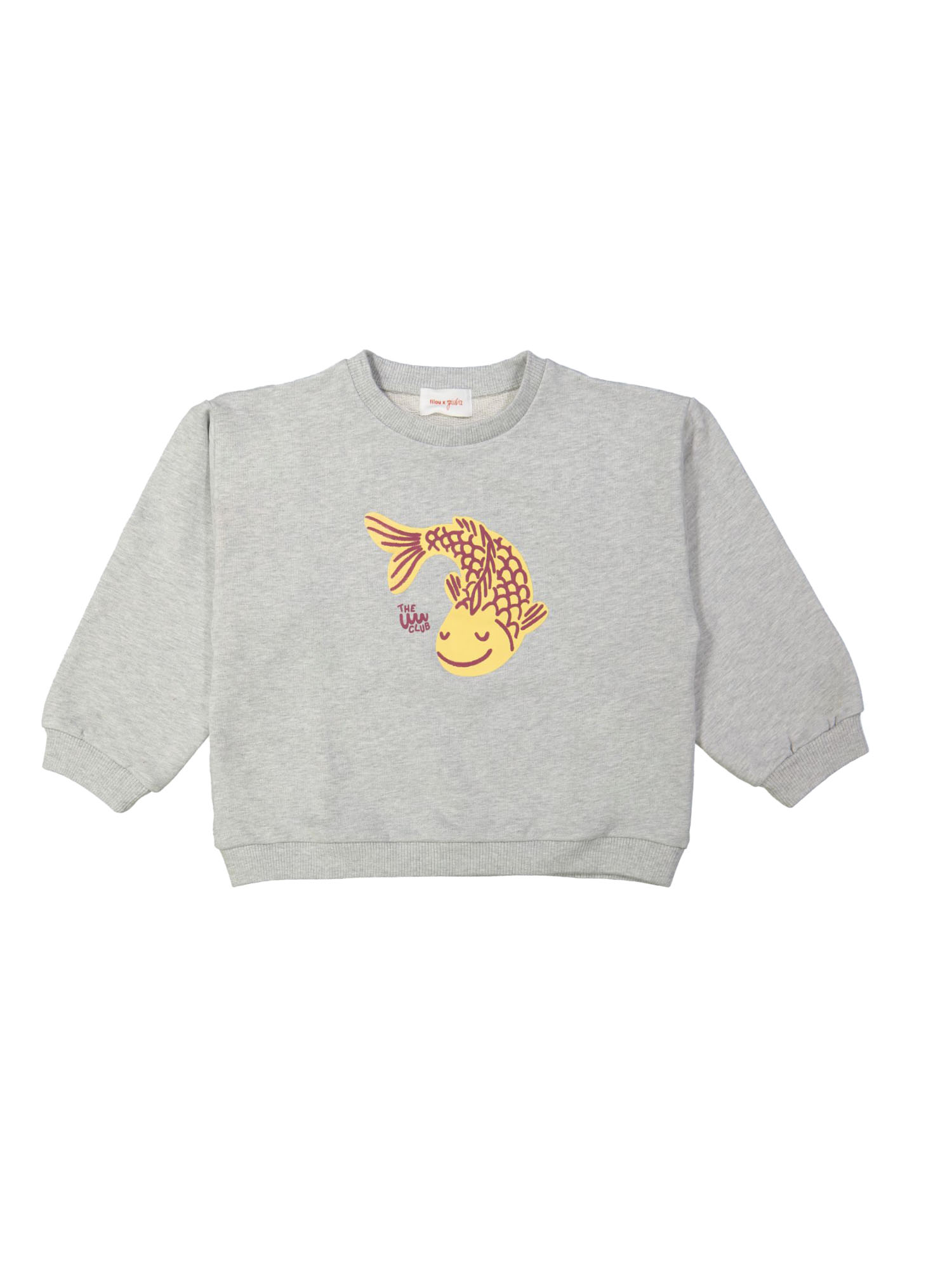 Sweater fish grijs chiné 12m