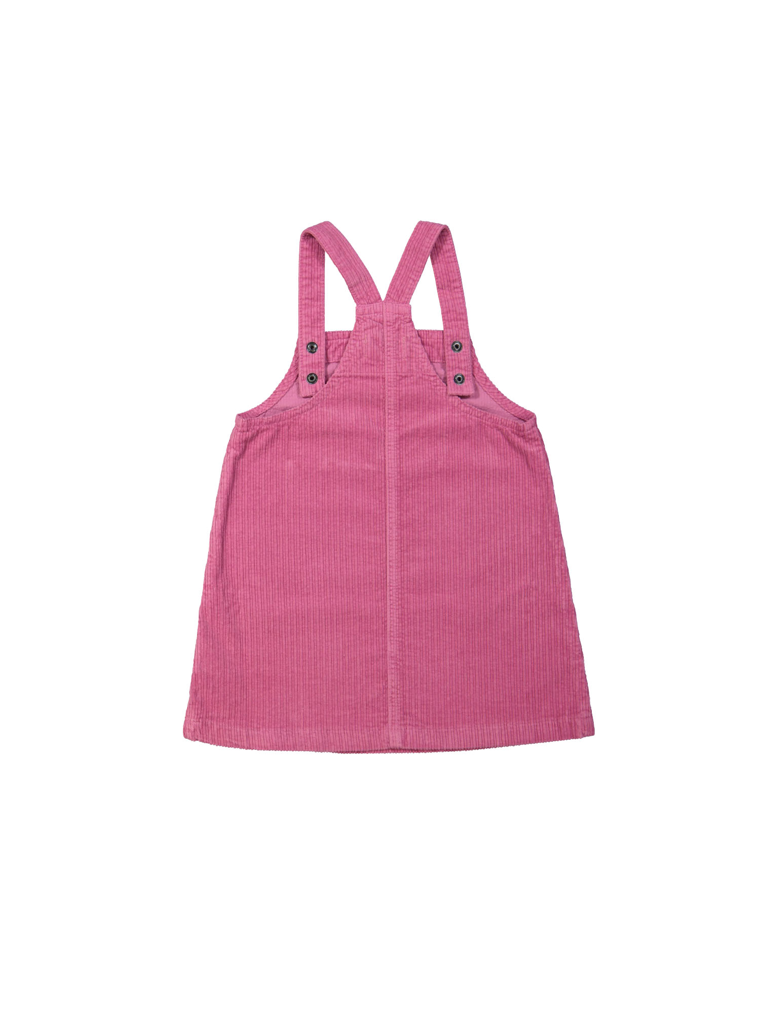 Dress wide rib bright pink