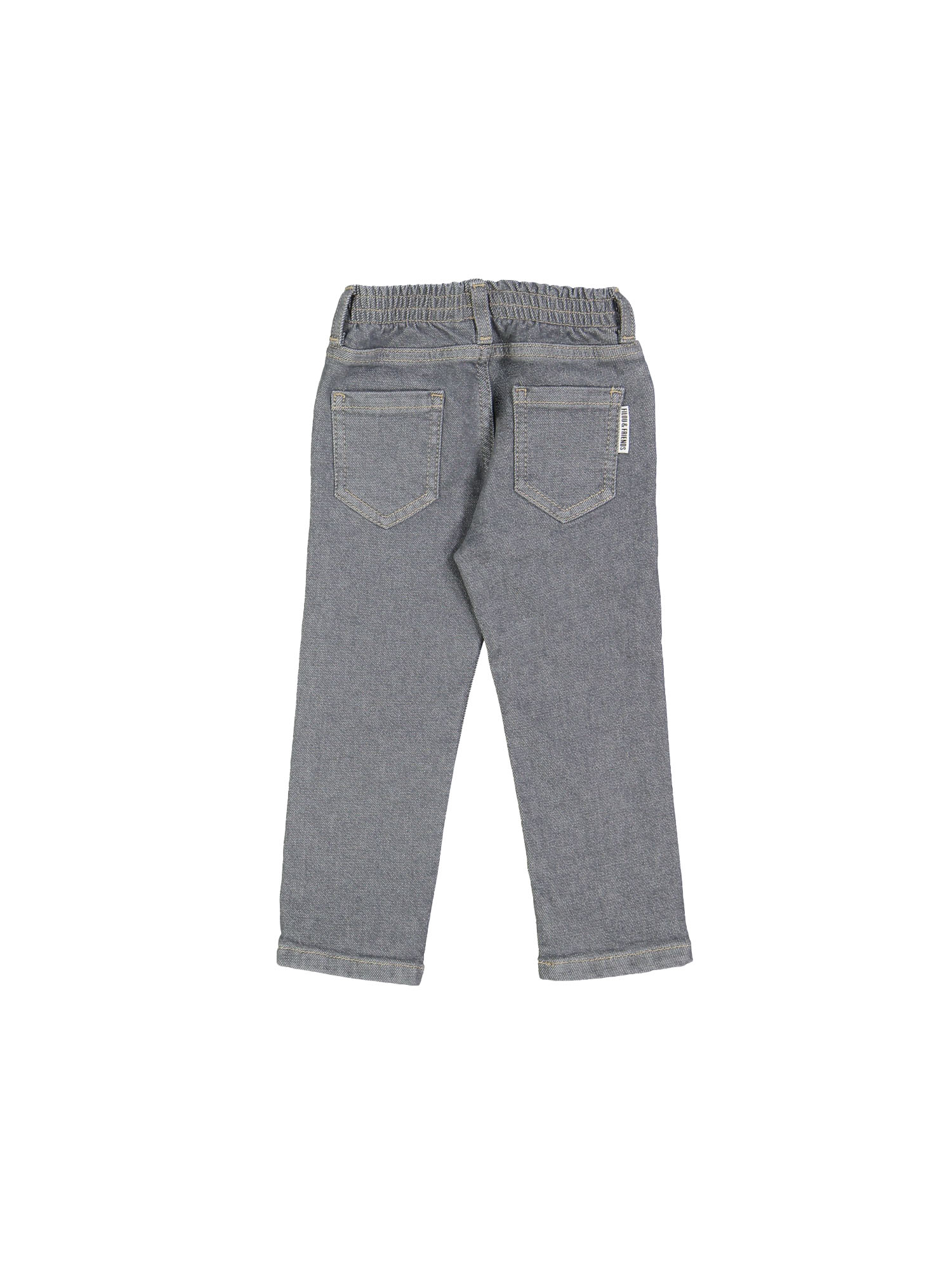 Jeans regular rekker lichtgrijs 12m