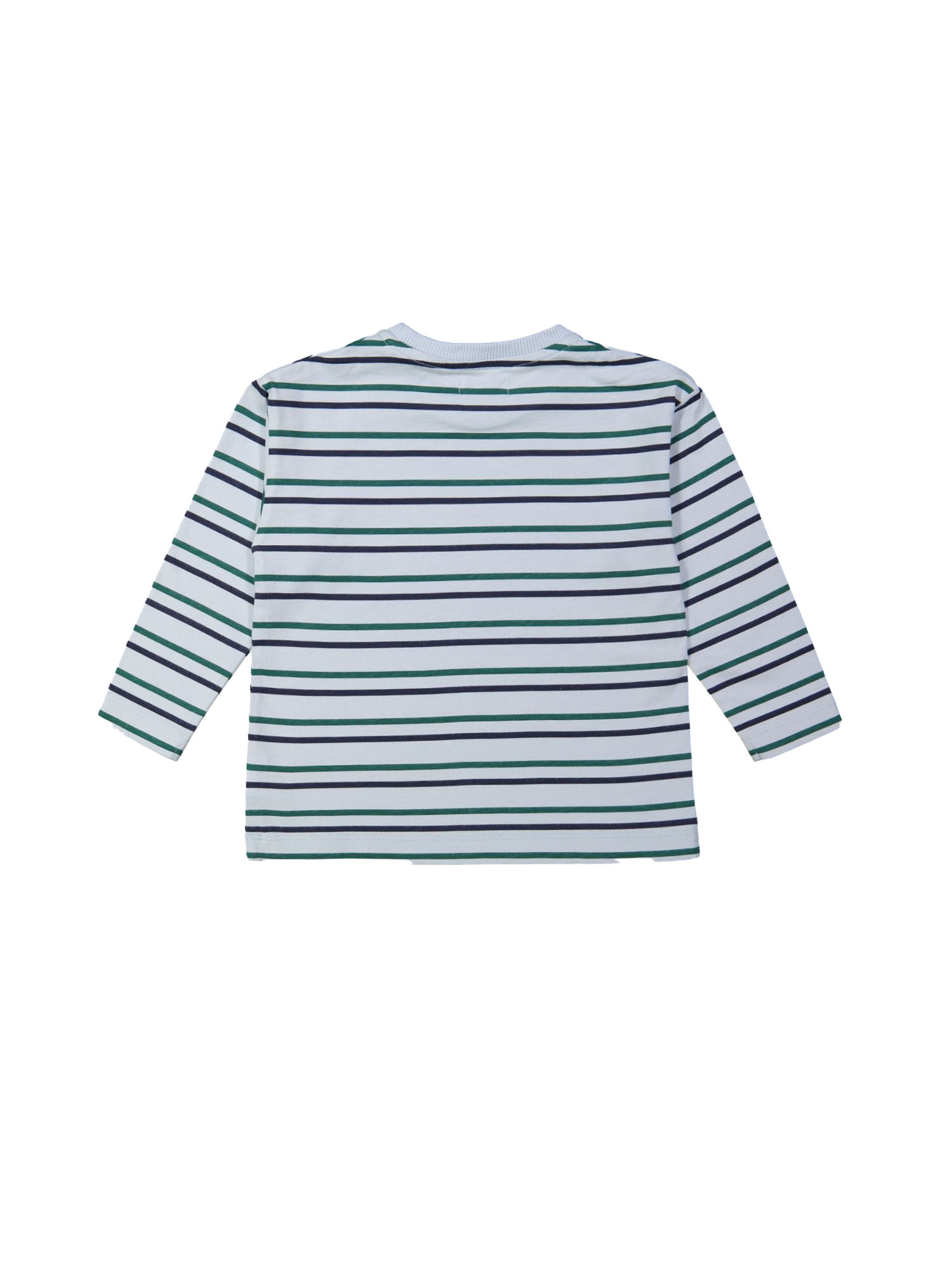 T-shirt rayé bleu clair
