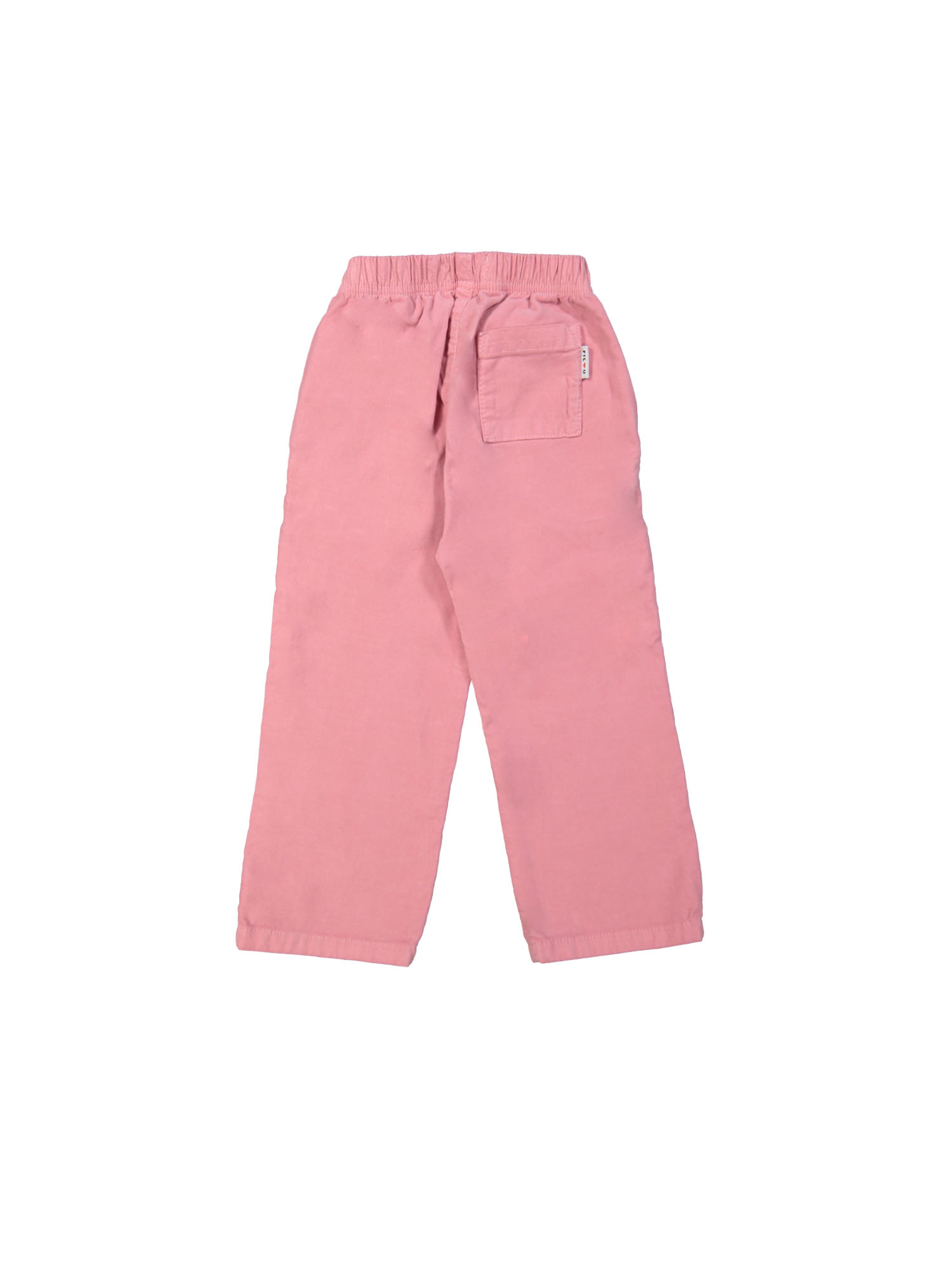 Broek velours roze 12m