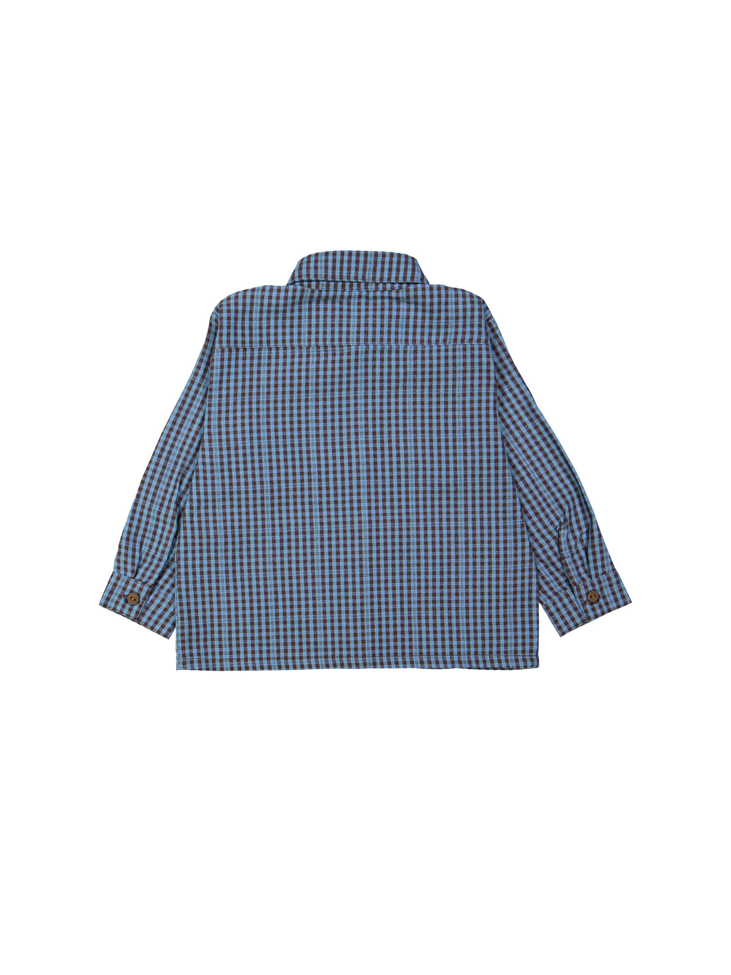 Shirt checks blue